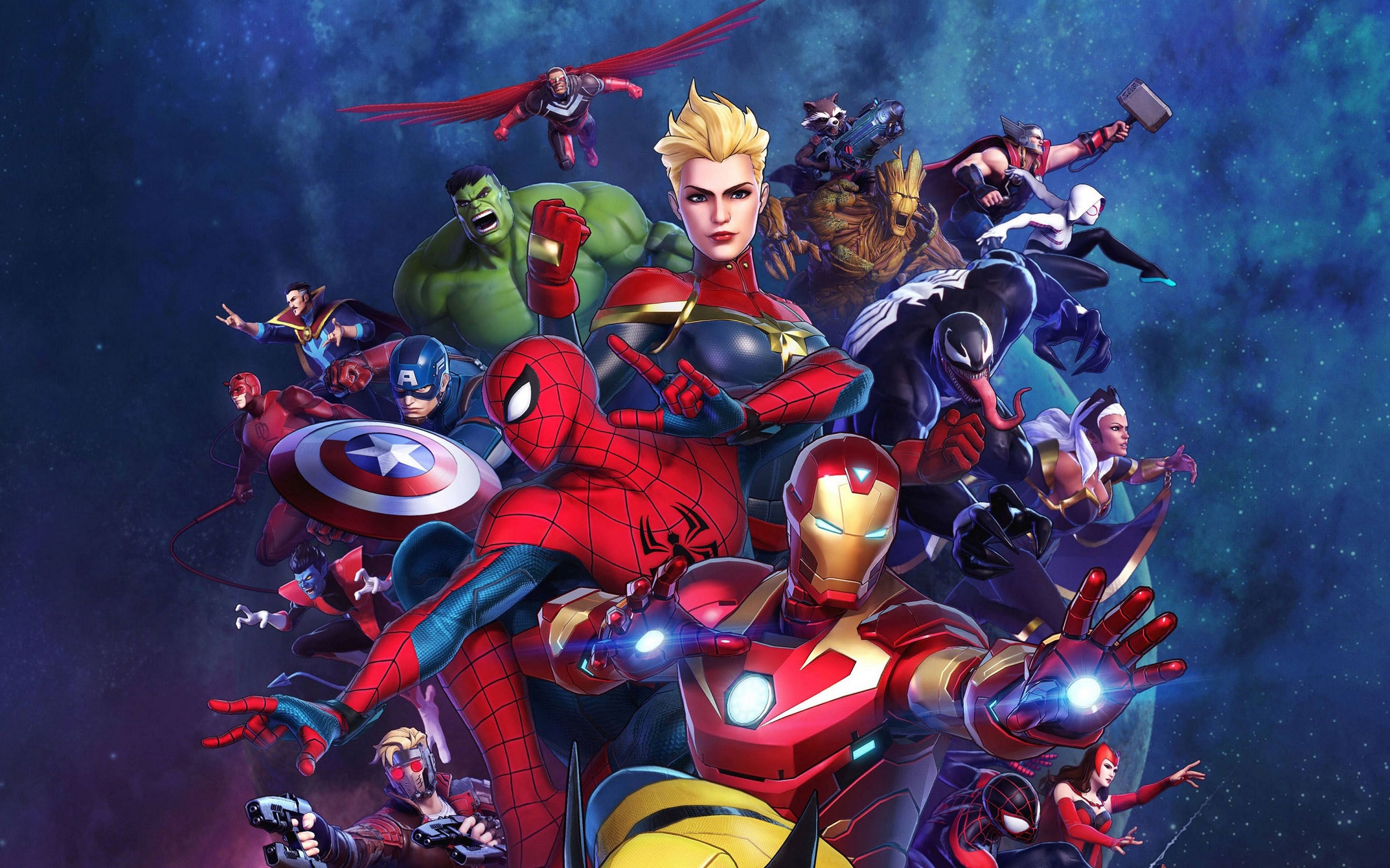 Los personajes del Universo Marvel
