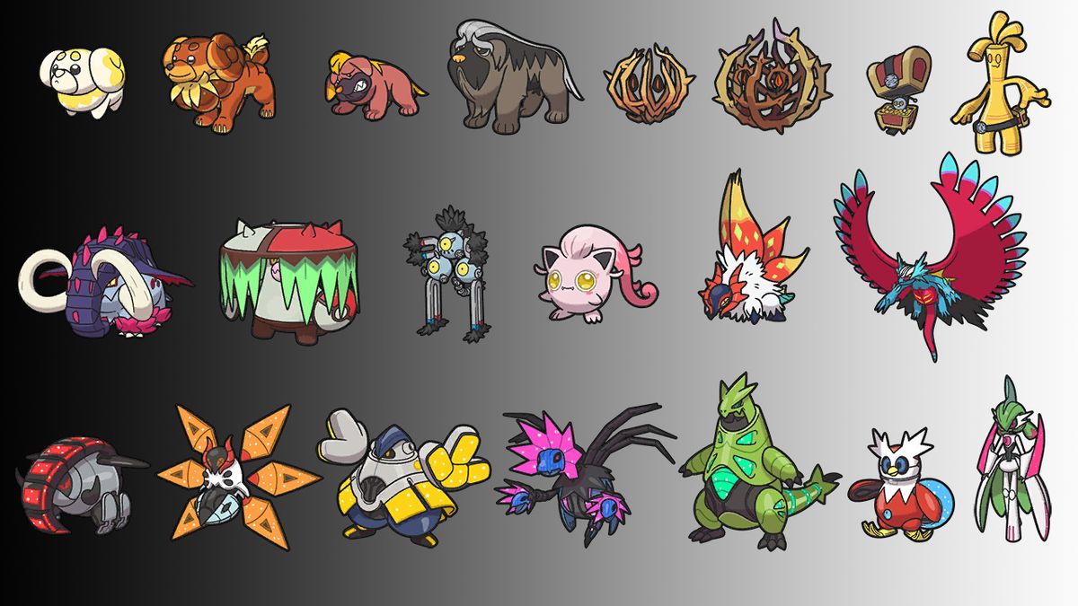 Todos Los Pokémon De Escarlata Y Púrpura Nuevos Pokémon De Paldea