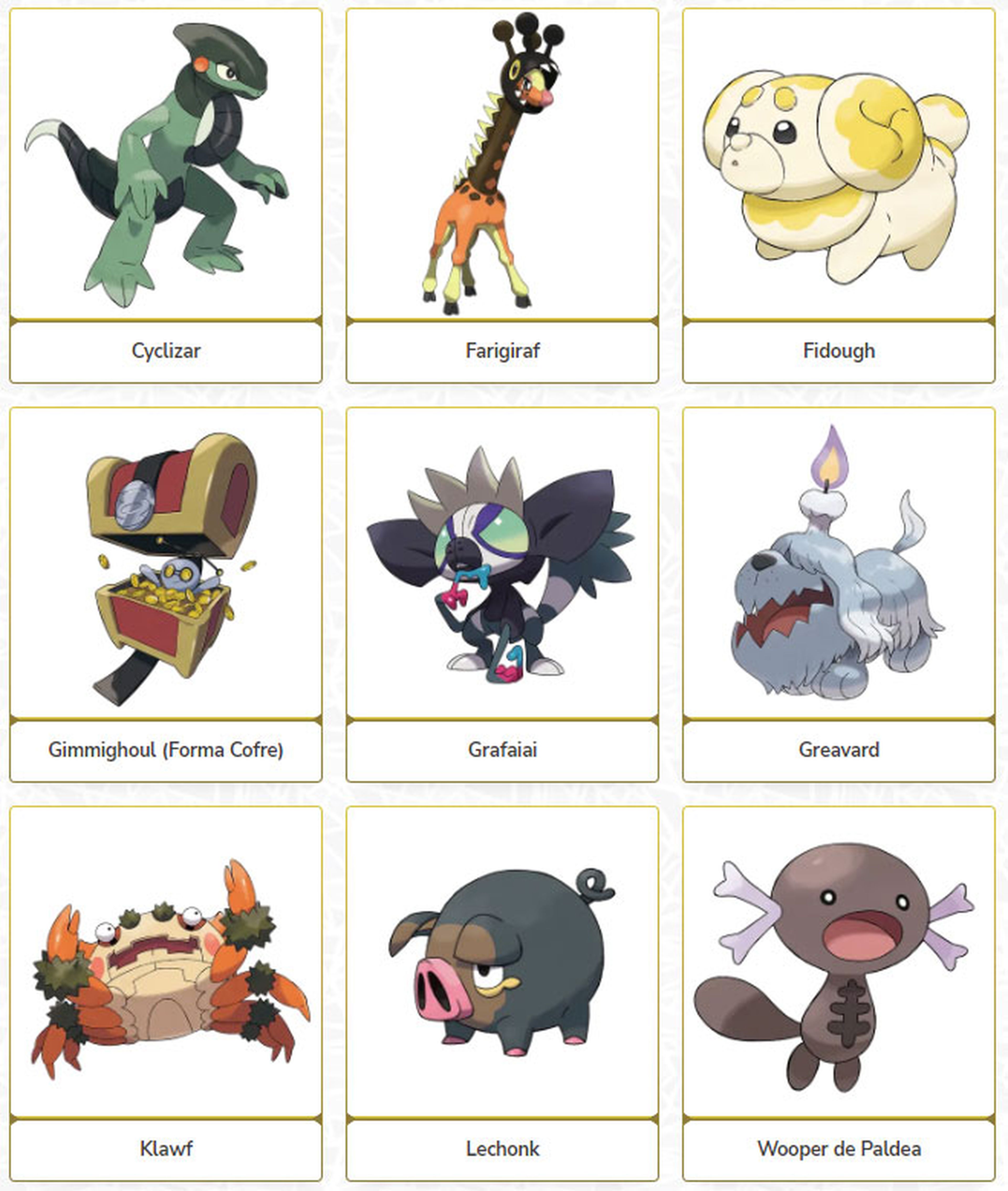 Pokémon Escarlata y Púrpura: todas las Formas de Paldea y nuevos