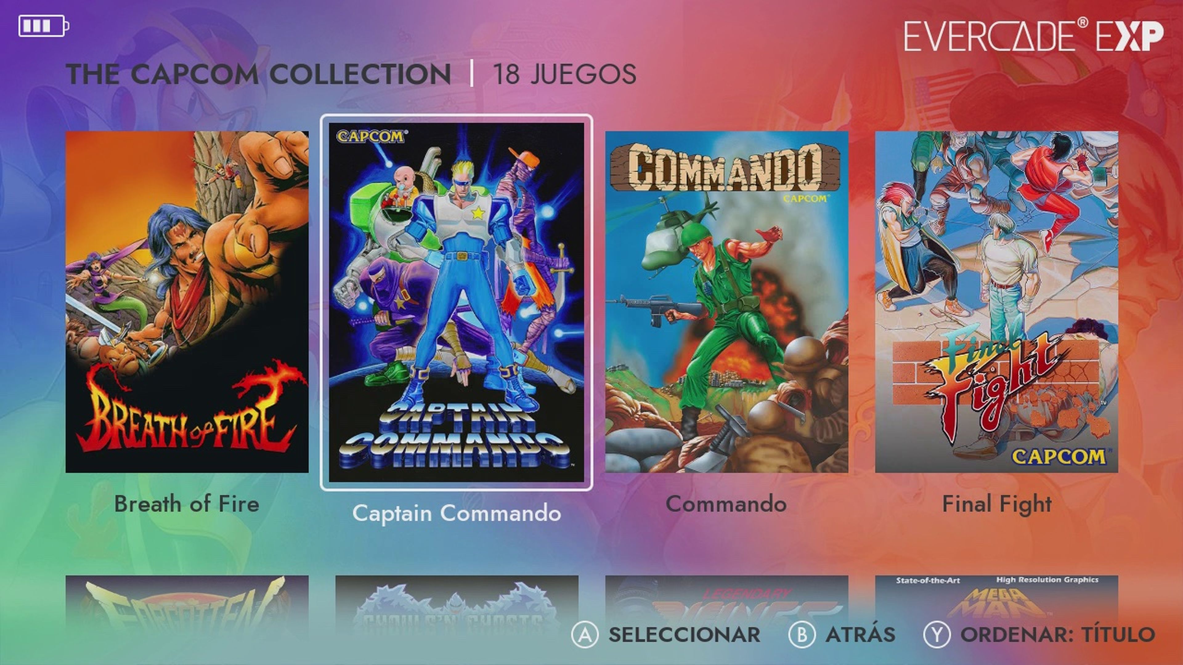 Evercade EXP Capcom Collection