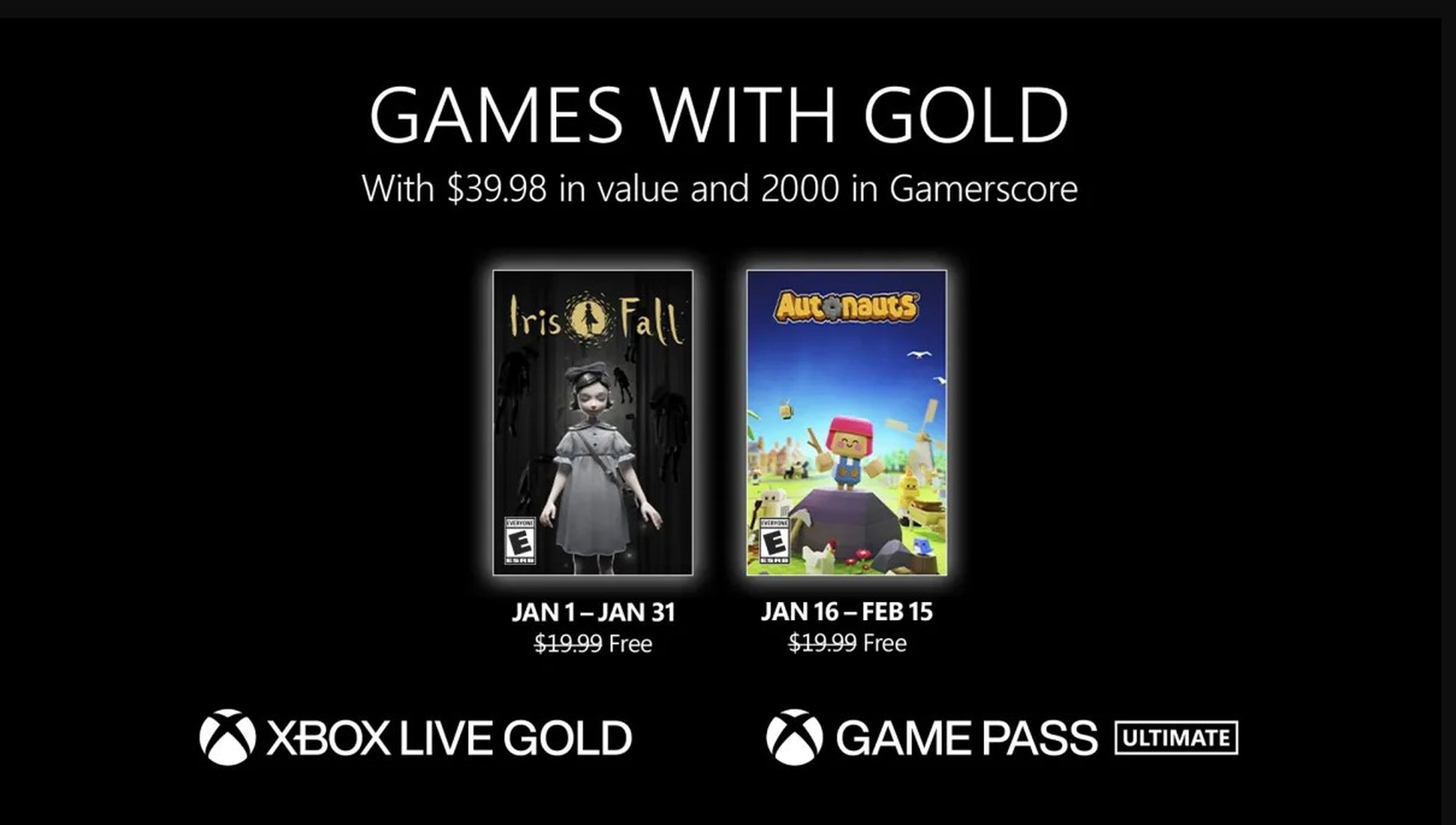 Games with Gold enero 2023