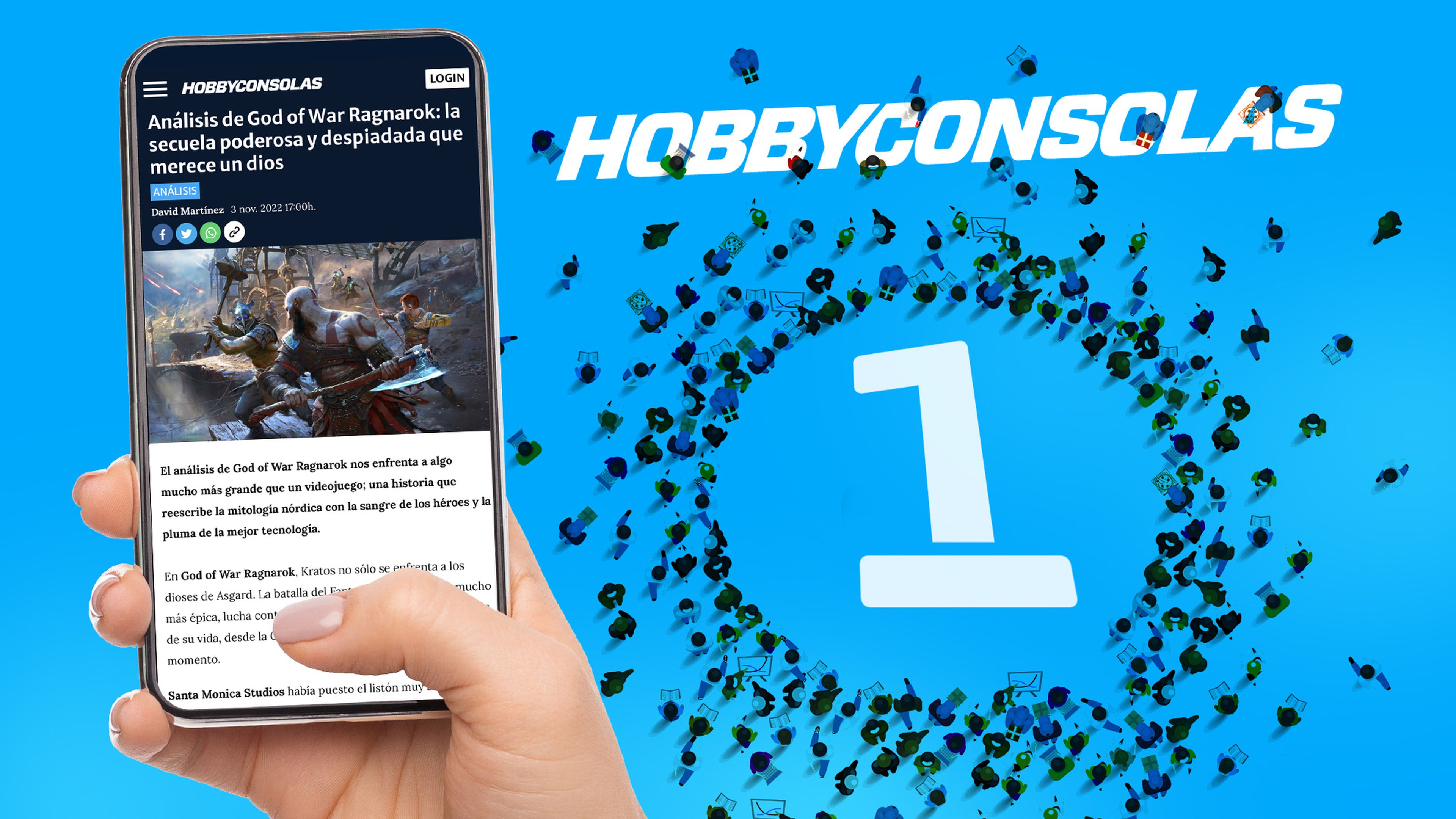 HobbyConsolas numero 1 ránking webs diciembre 2022