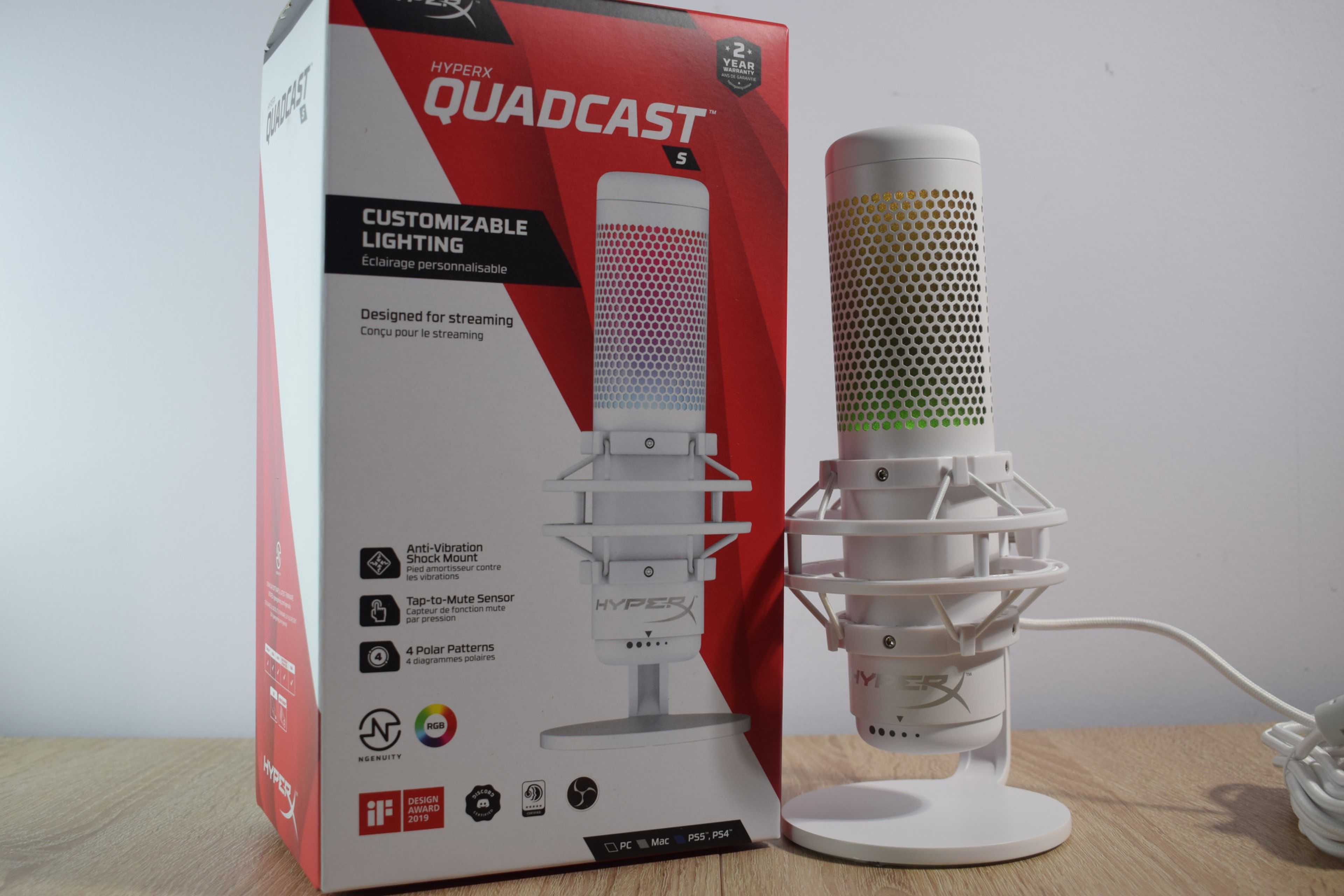 Review  HyperX QuadCast, un accesible micrófono para el mundo