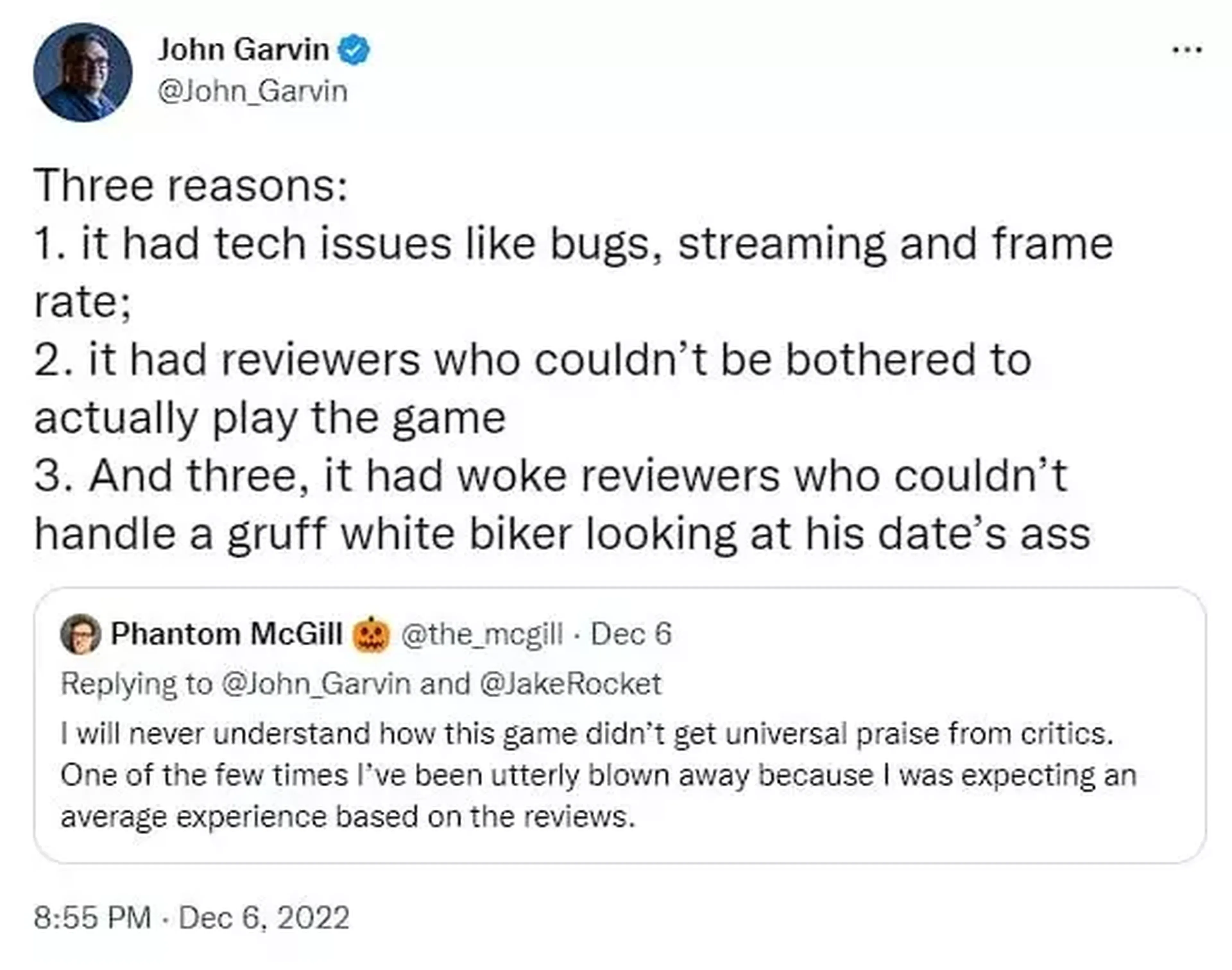 Days Gone se saiu mal nas análises por três motivos, sendo um deles as  críticas negativas sobre o protagonista, diz John Garvin