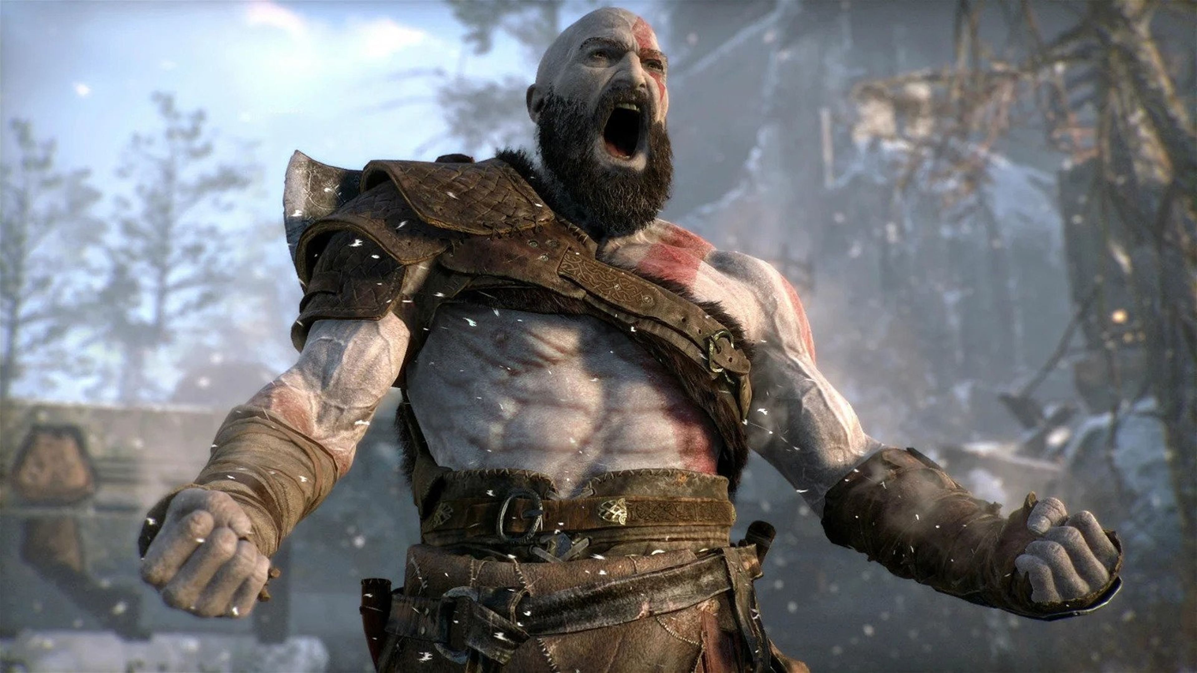 Kratos en la saga de videojuegos God of War