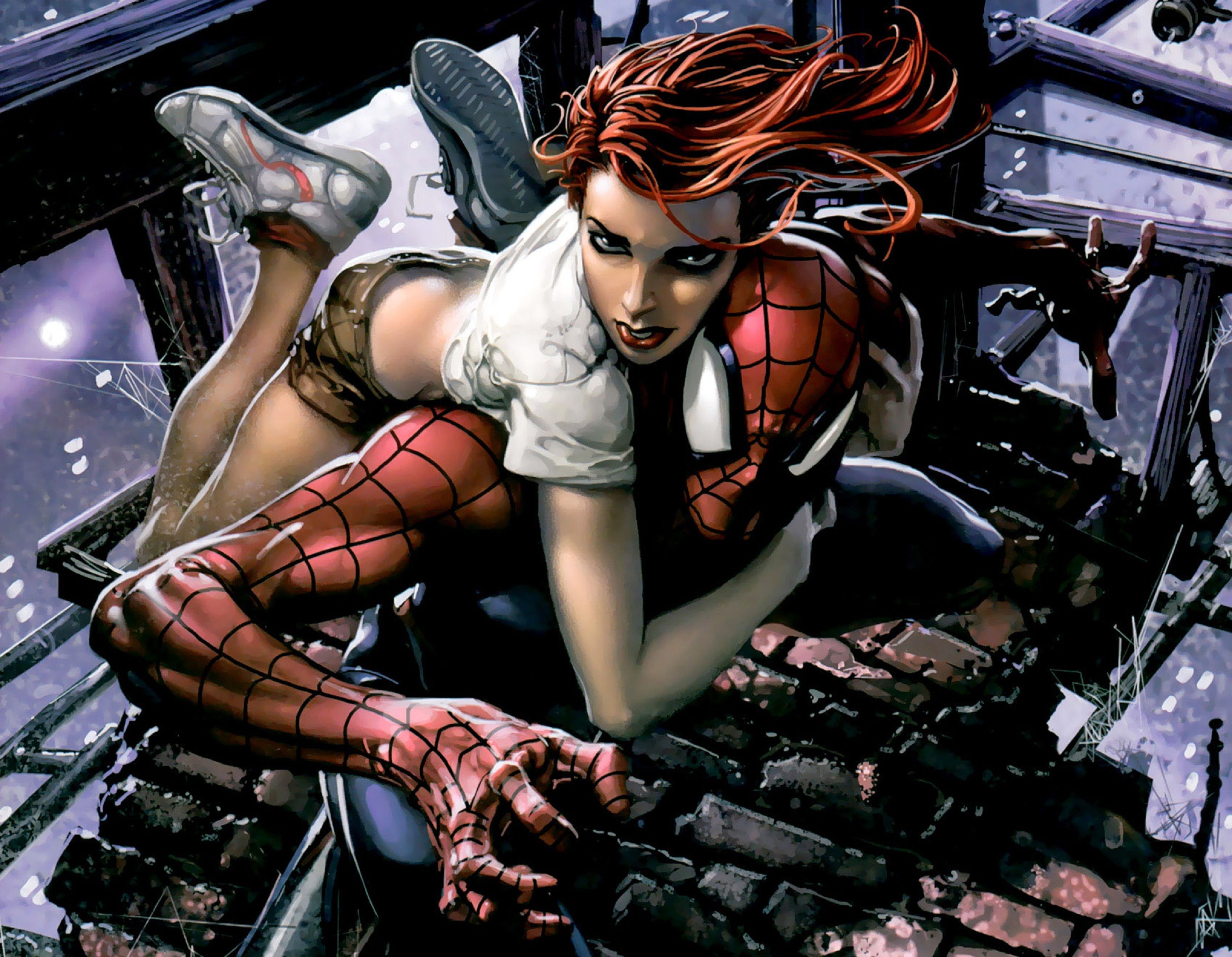 Mary Jane Watson y Spider-Man