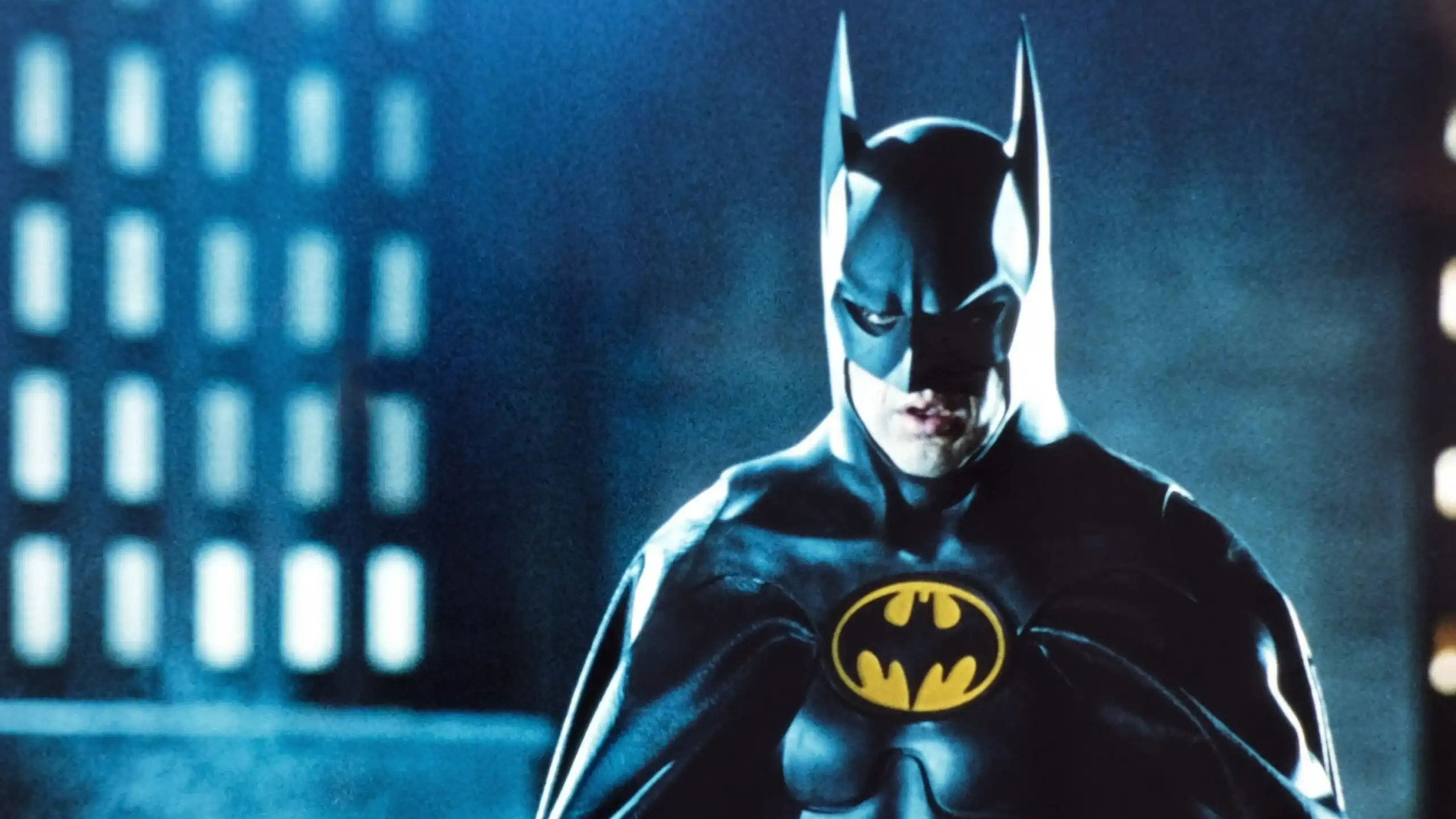 Michael Keaton como Batman en las películas de Tim Burton
