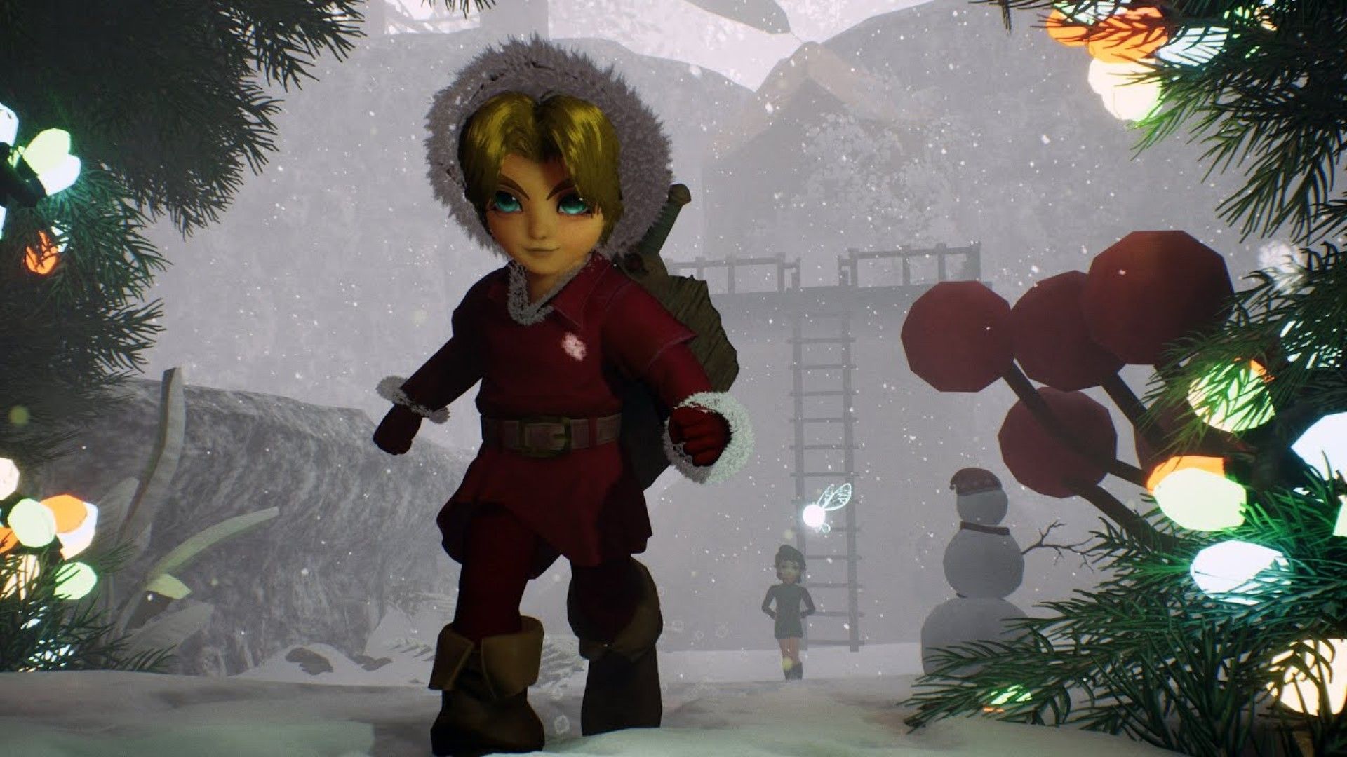 Nueva demo de Ocarina of Time en Unreal Engine 5 con Navidad en Hyrule