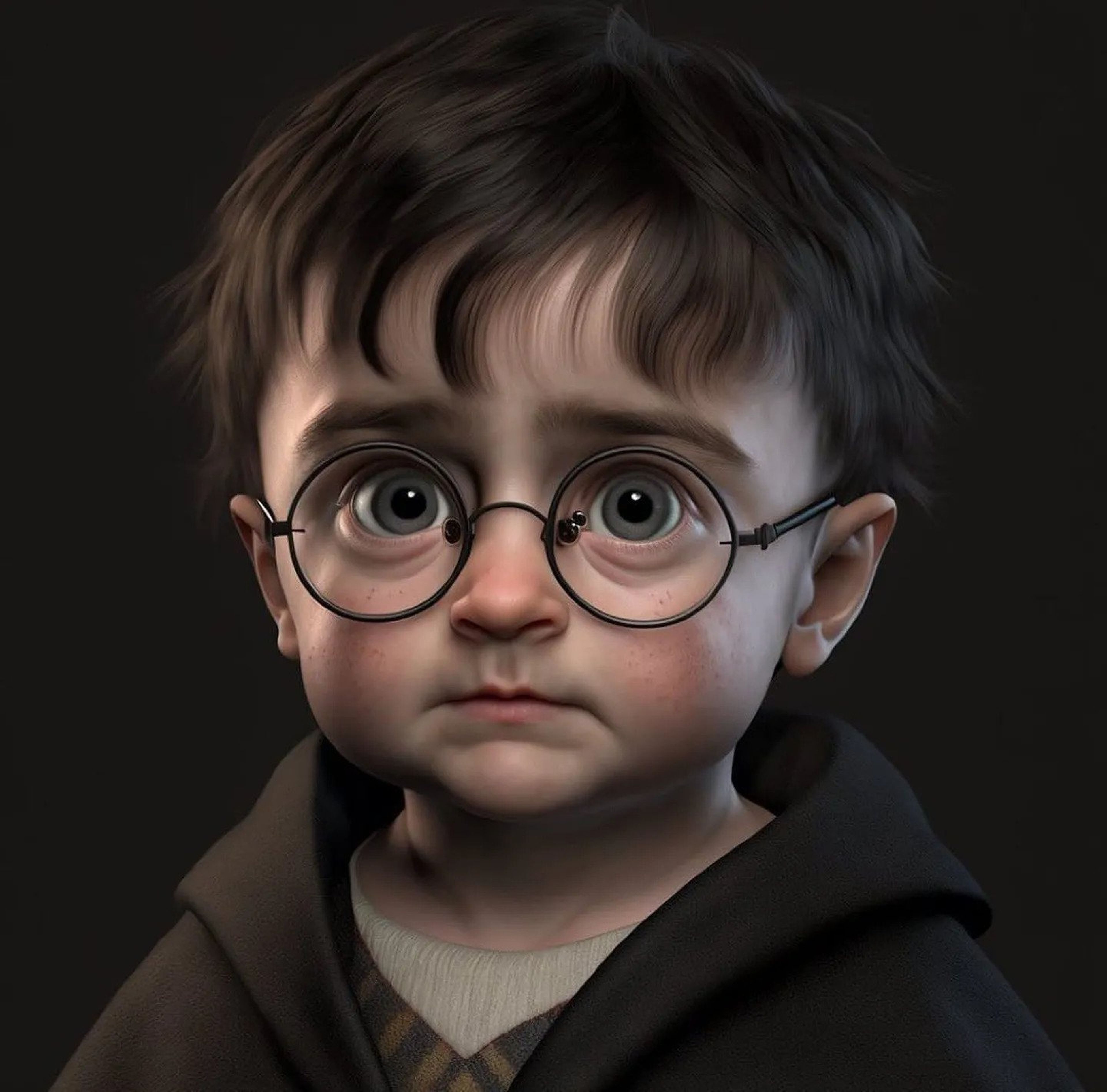 Los personajes de Harry Potter como si fueran bebés gracias a la Inteligencia Artificial