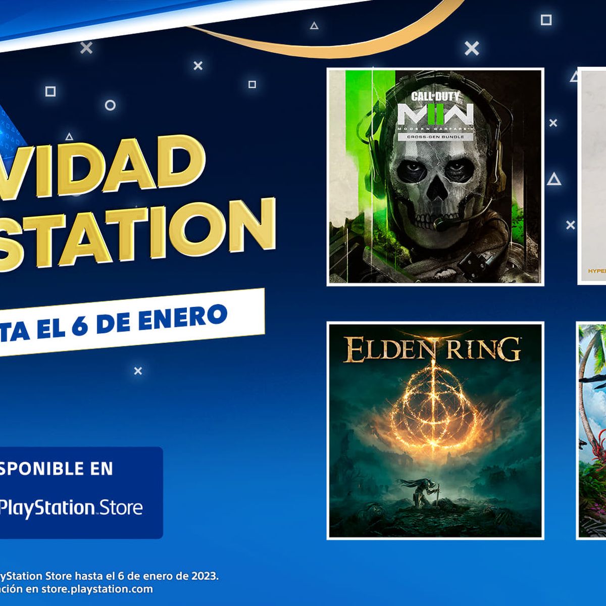 Ofertas de Navidad de juegos de PS4 en la PlayStation Store