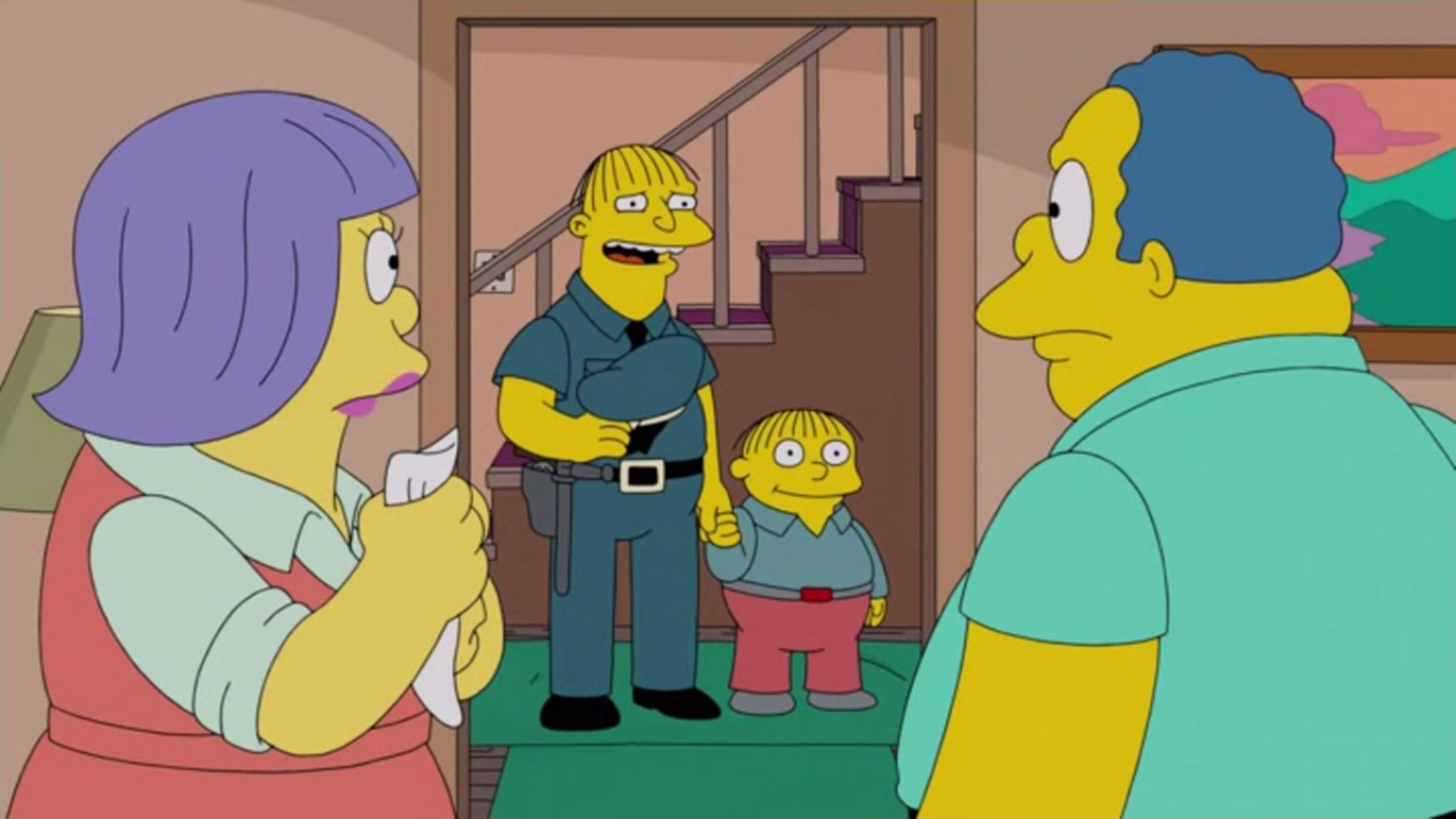 Los Simpson 34x03 - Eddie es el padre de Ralph