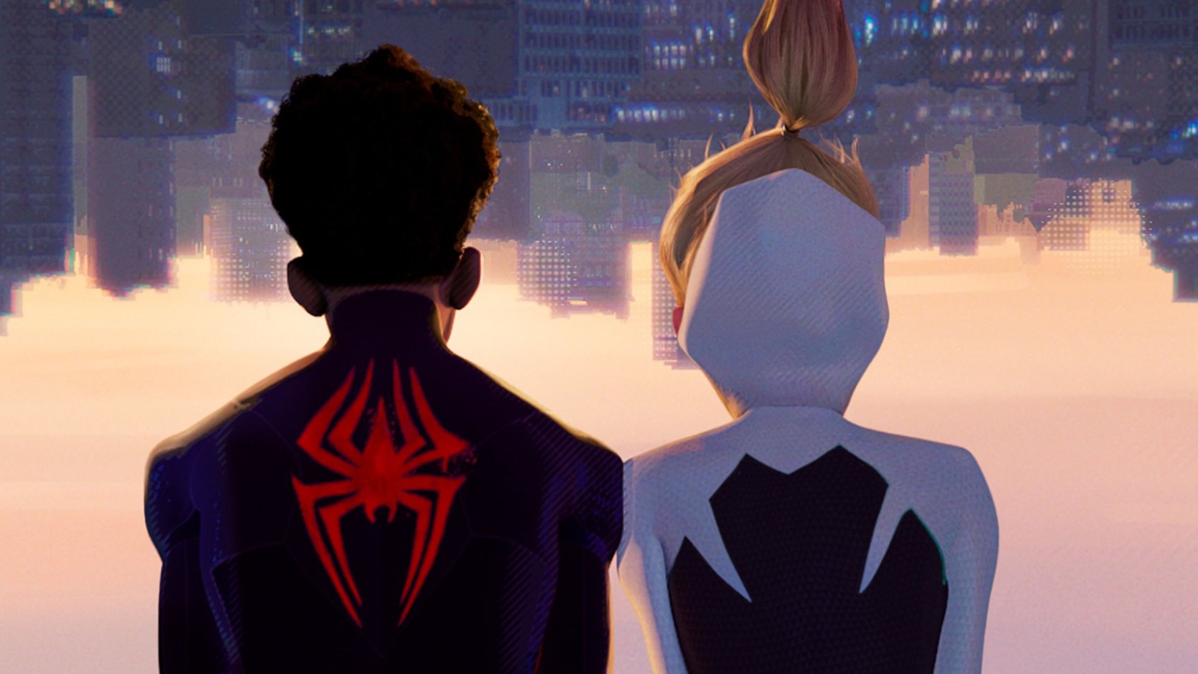 Spider-Man: Cruzando el Multiverso Miles Morales y Gwen Stacy