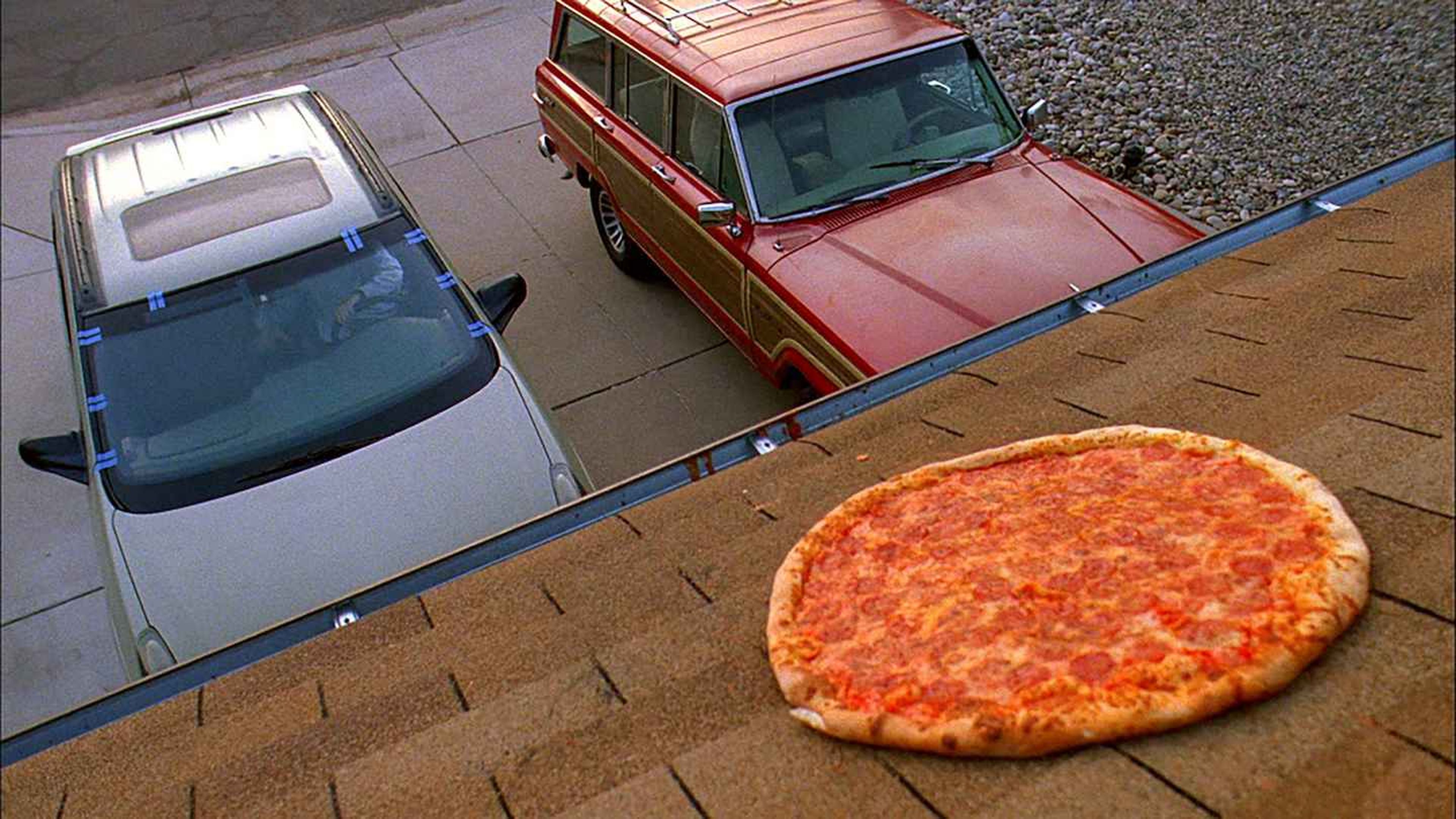 Escena de la pizza en Breaking Bad