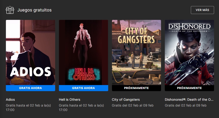 Anunciados Nuevos Juegos Gratis Con Epic Games Store Durante Esta ...