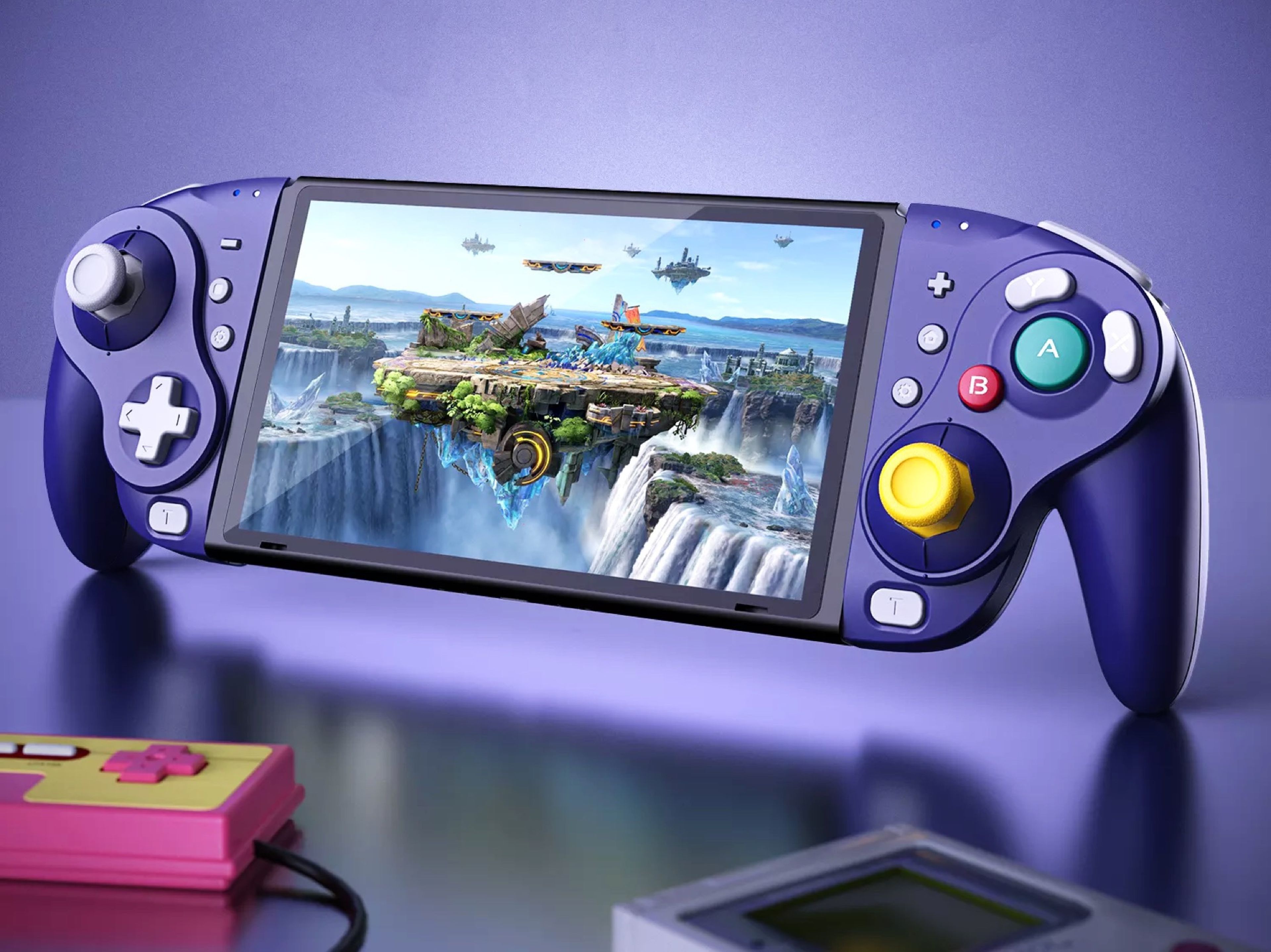 Nixy Wizard, el precioso mando de Nintendo Switch inspirado en Gamecube
