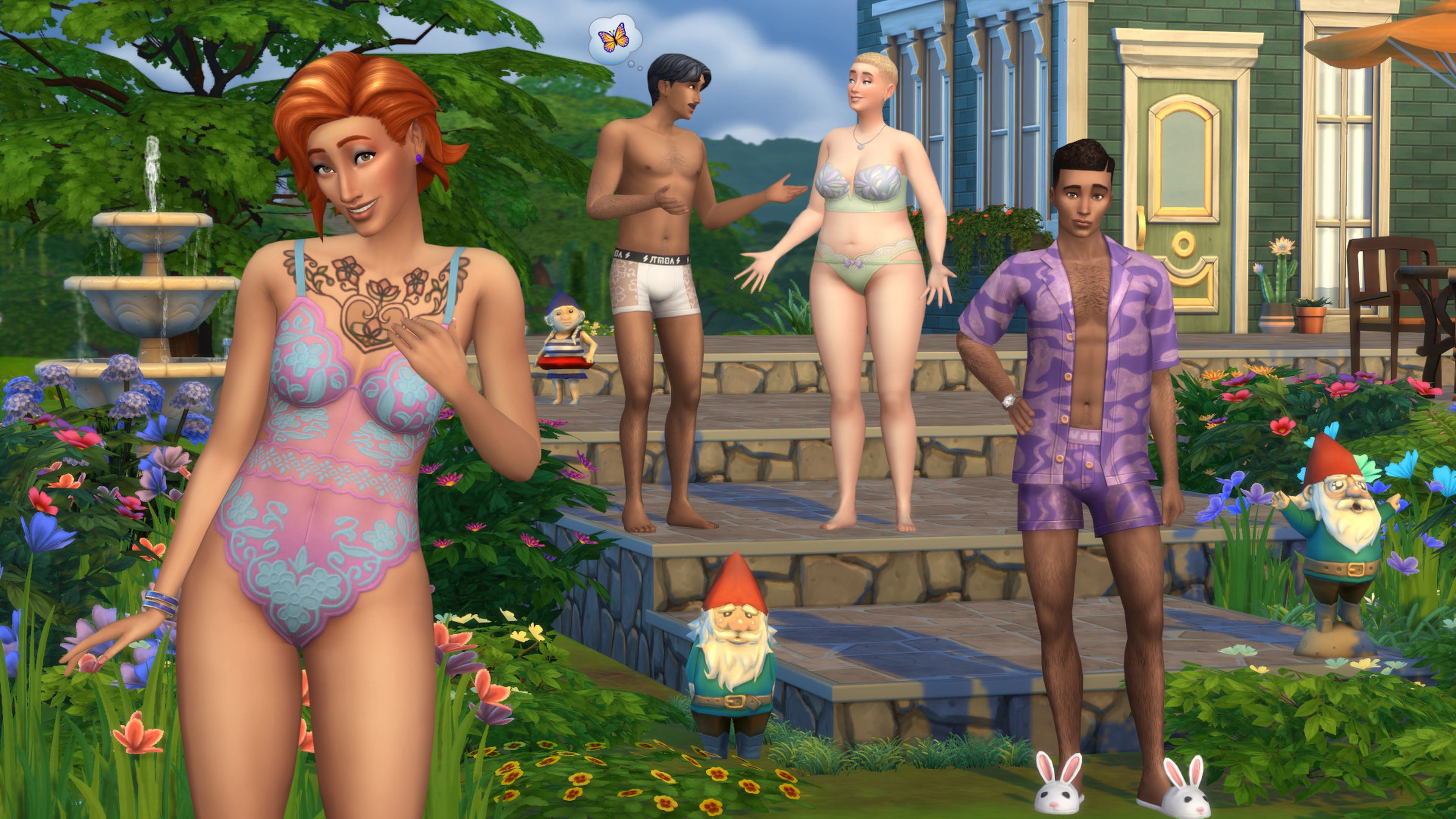 Los Sims 4 ropa interior