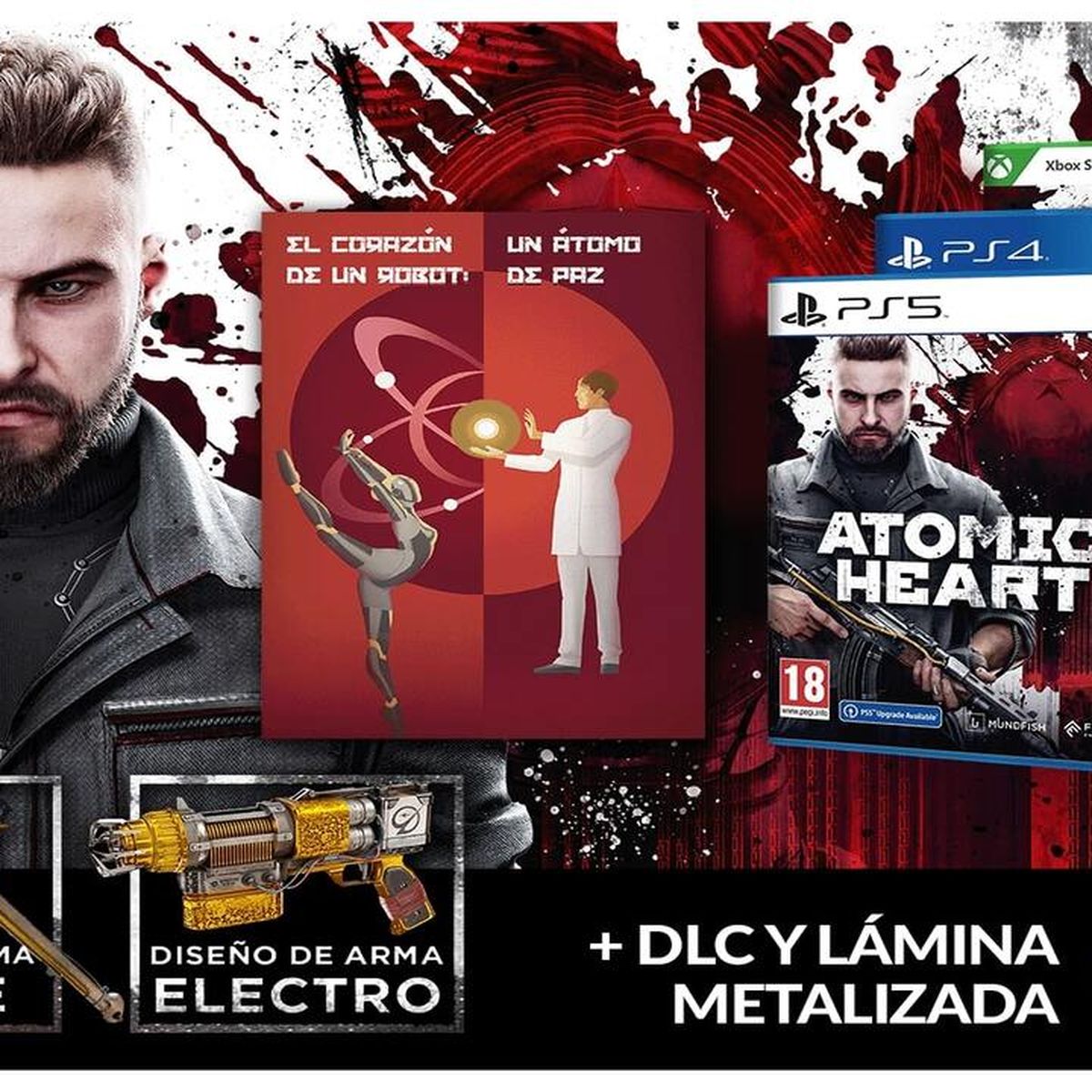 Atomic heart ps4 + dlc. Juego en español de segunda mano por 35