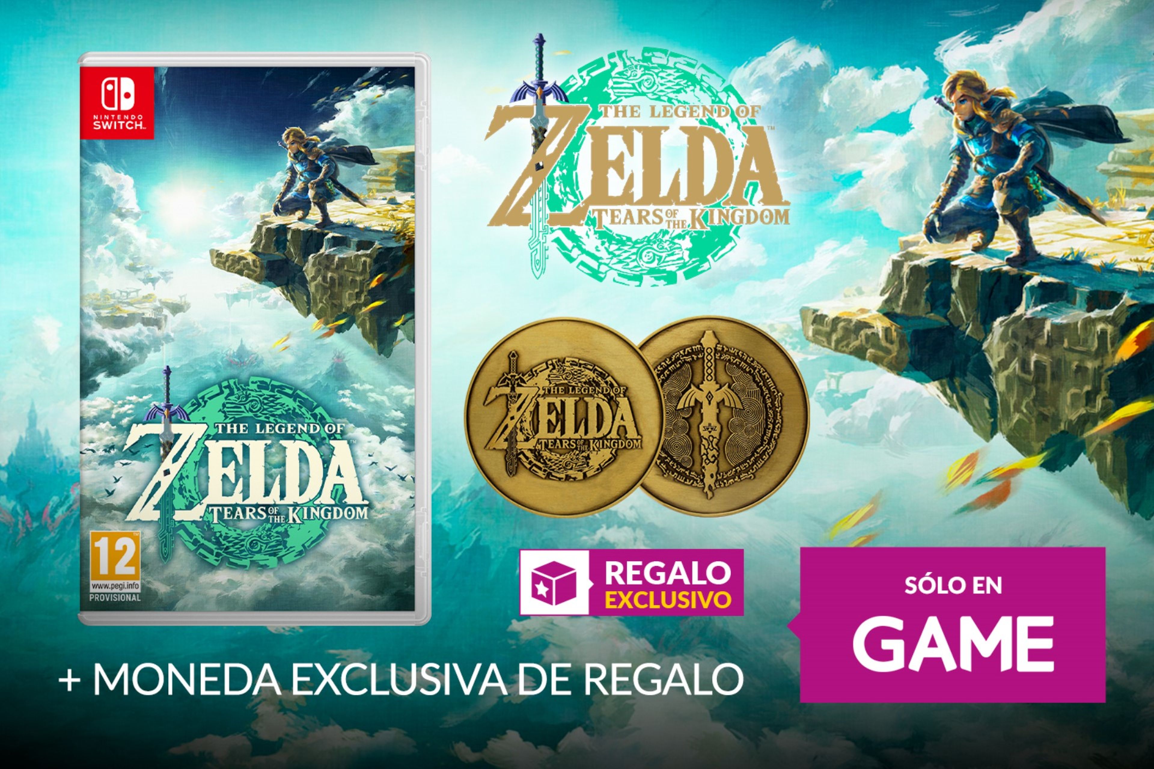 The Legend of Zelda Tears of the Kingdom - Moneda en GAME