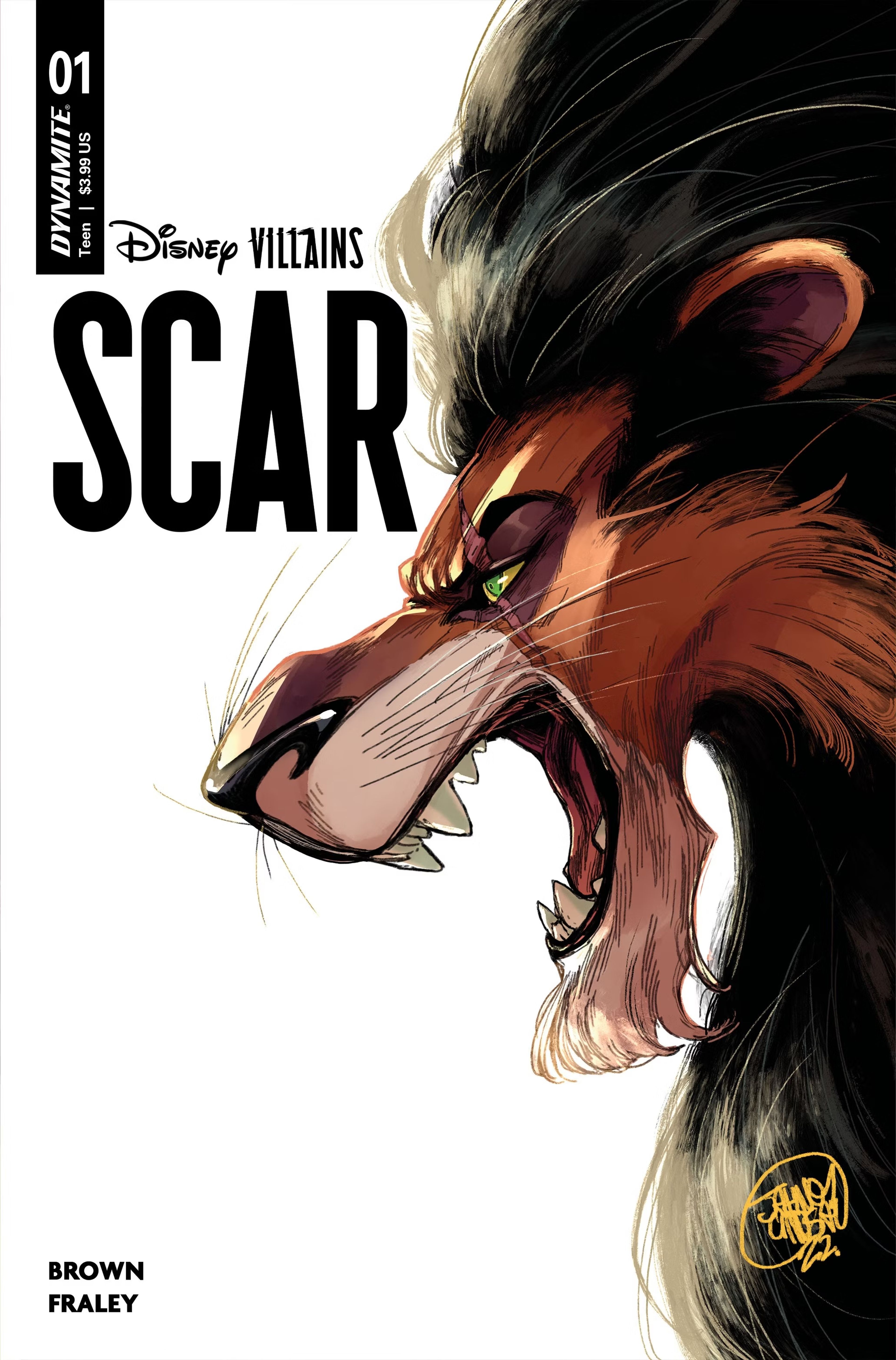 La portada de Scar (El Rey León)