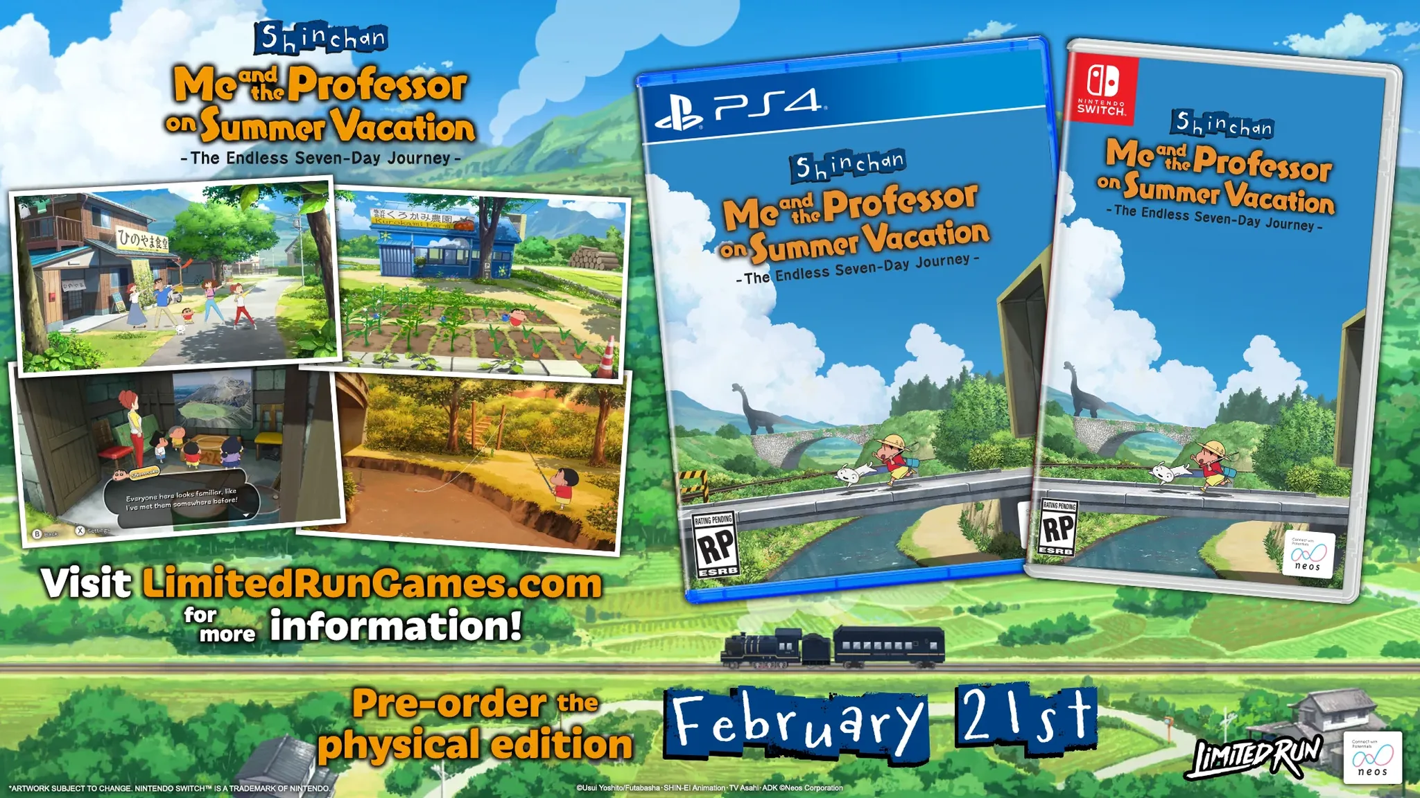 El juego de Shin chan anuncia