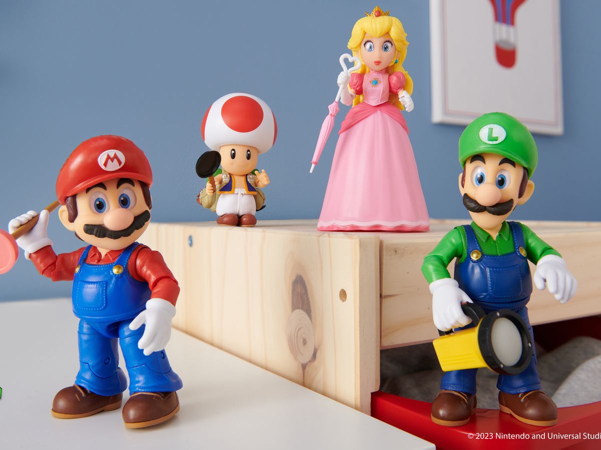 Primer unboxing de los juguetes de Super Mario Bros. La Película