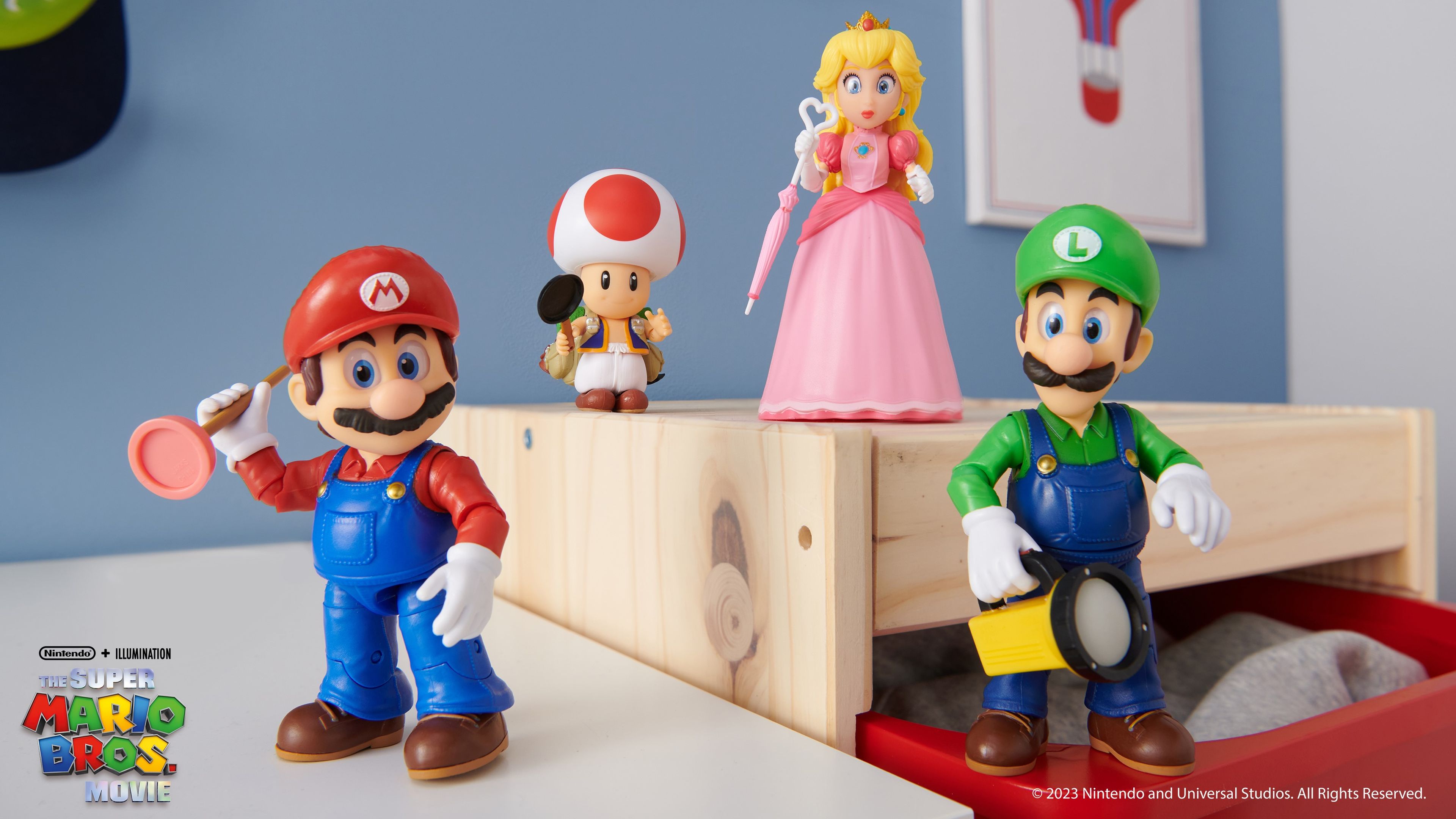 Primer unboxing de los juguetes de Super Mario Bros. La Película