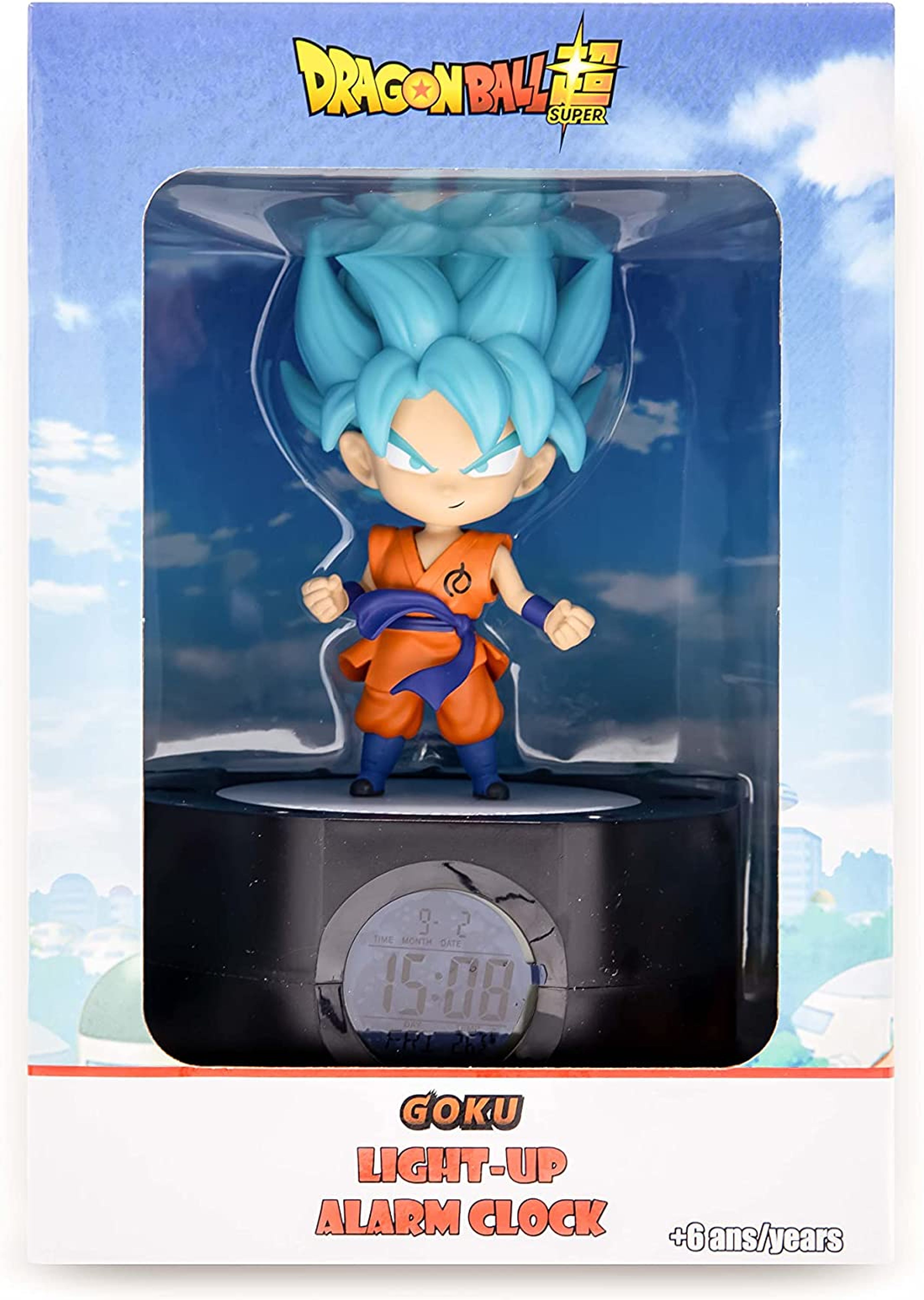 Dragon Ball Super - Ya a la venta el reloj despertador luminoso de Goku Super Saiyan Blue. ¡Y es oficial!