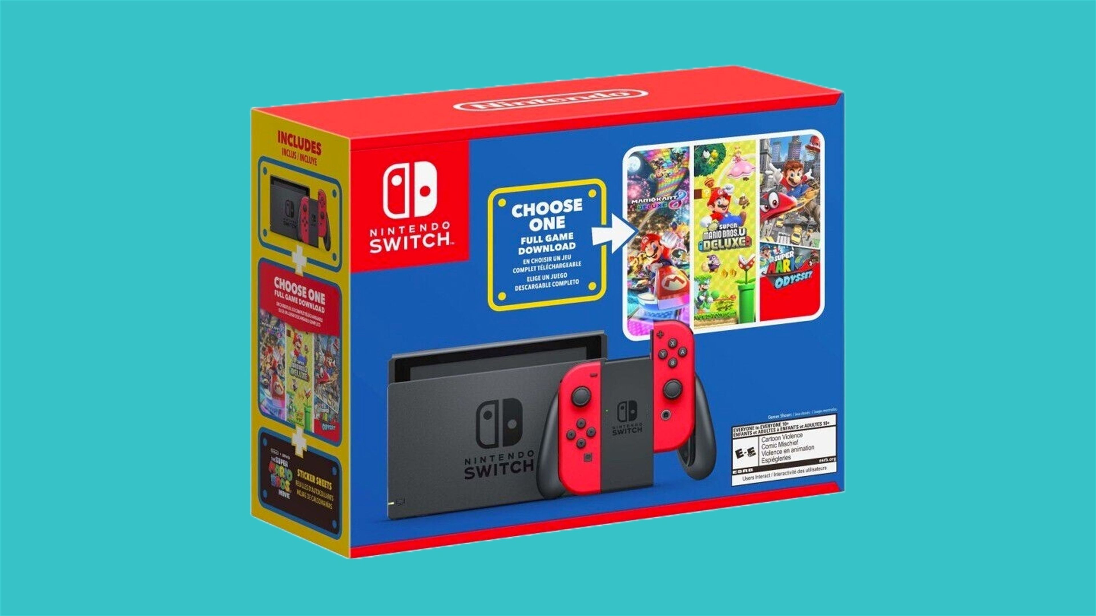  Nintendo Switch Mario Choose One Bundle : Videojuegos