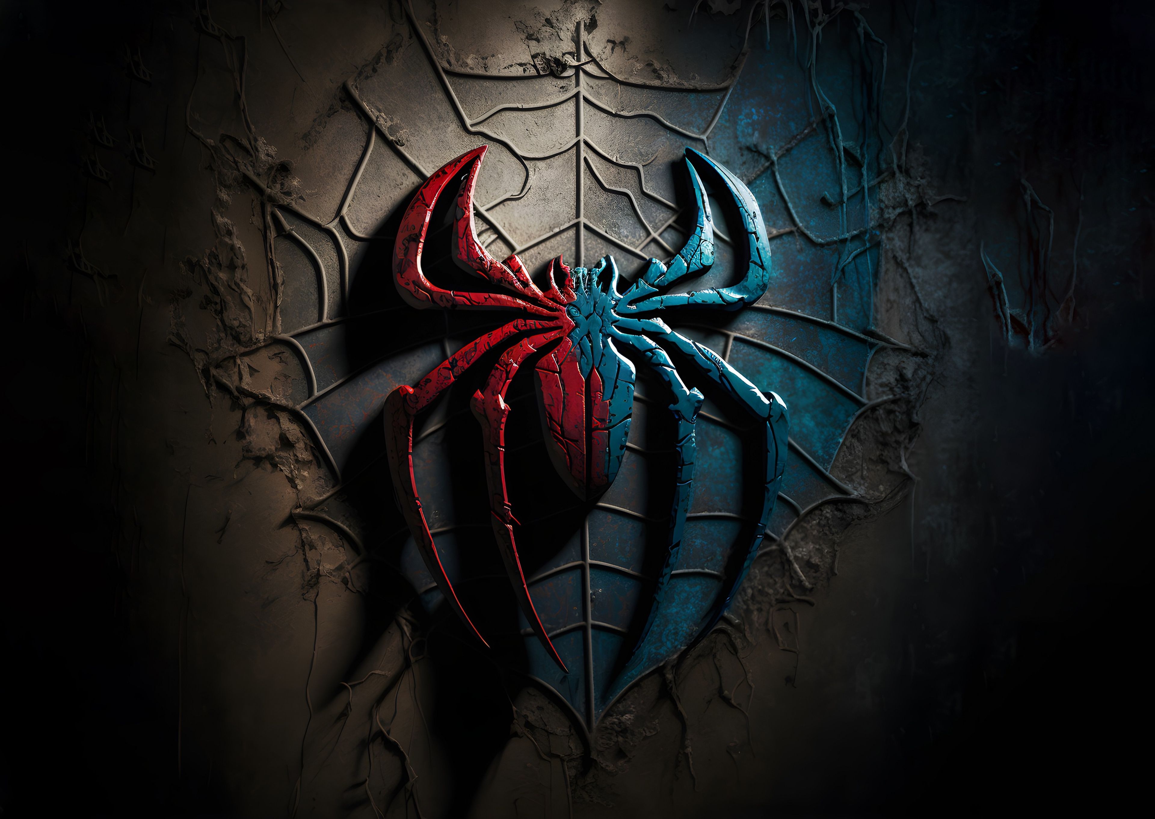 El logo de Spider-Man