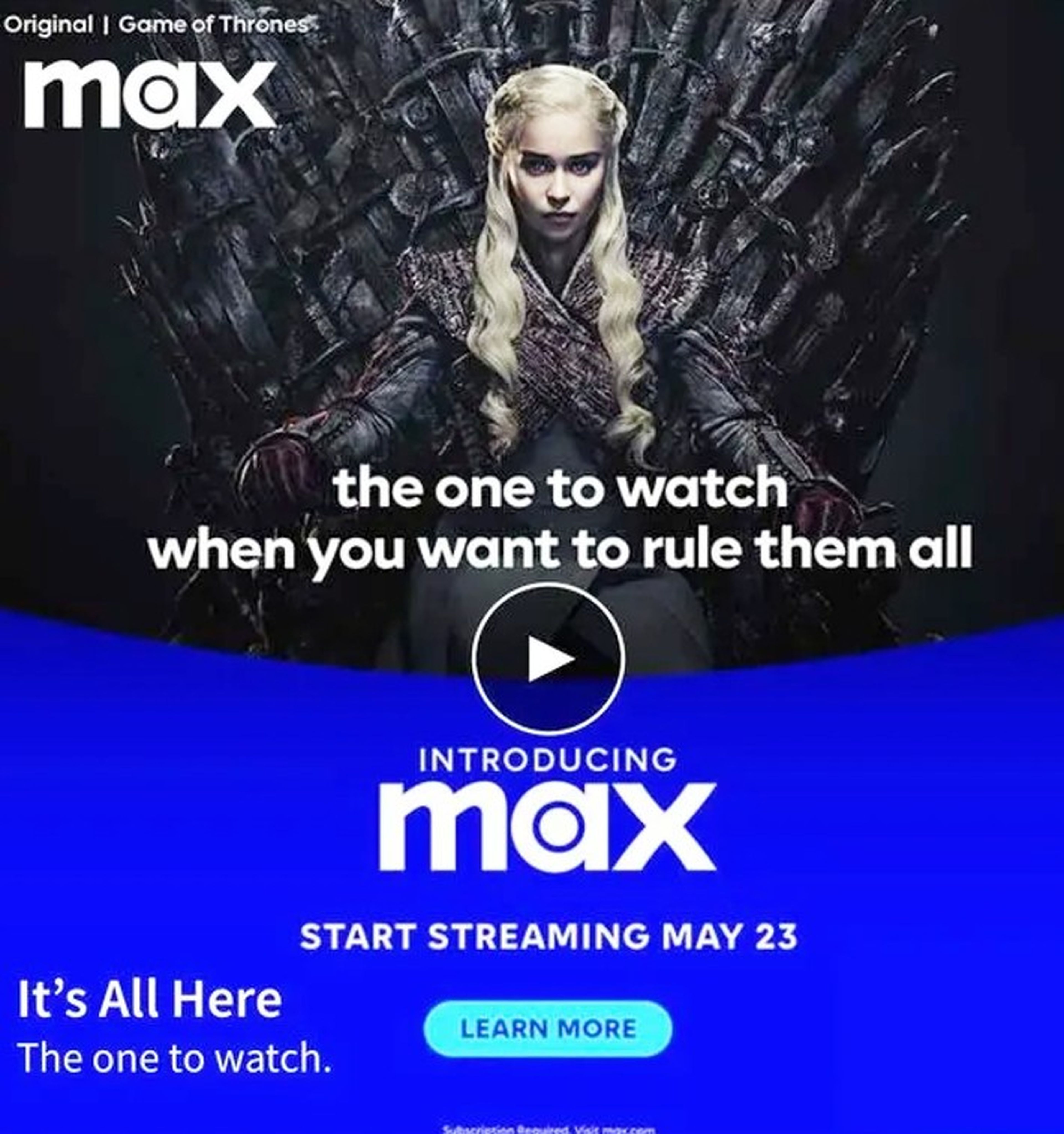La promo de Juego de Tronos lanzada por Max que trolea a Los anillos de Poder