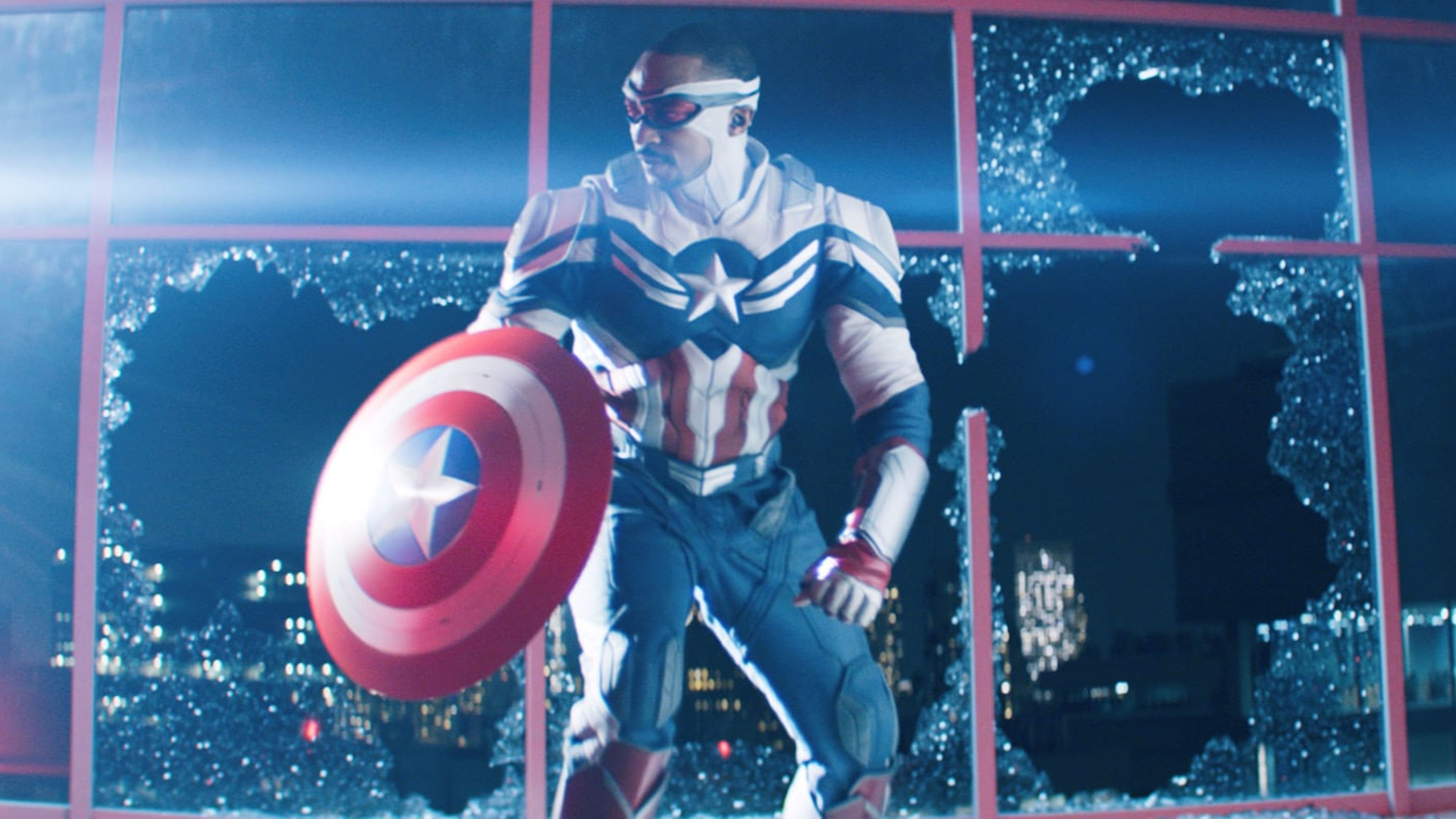 Sam Wilson como el nuevo Capitán América en Falcon y el Soldado de Invierno