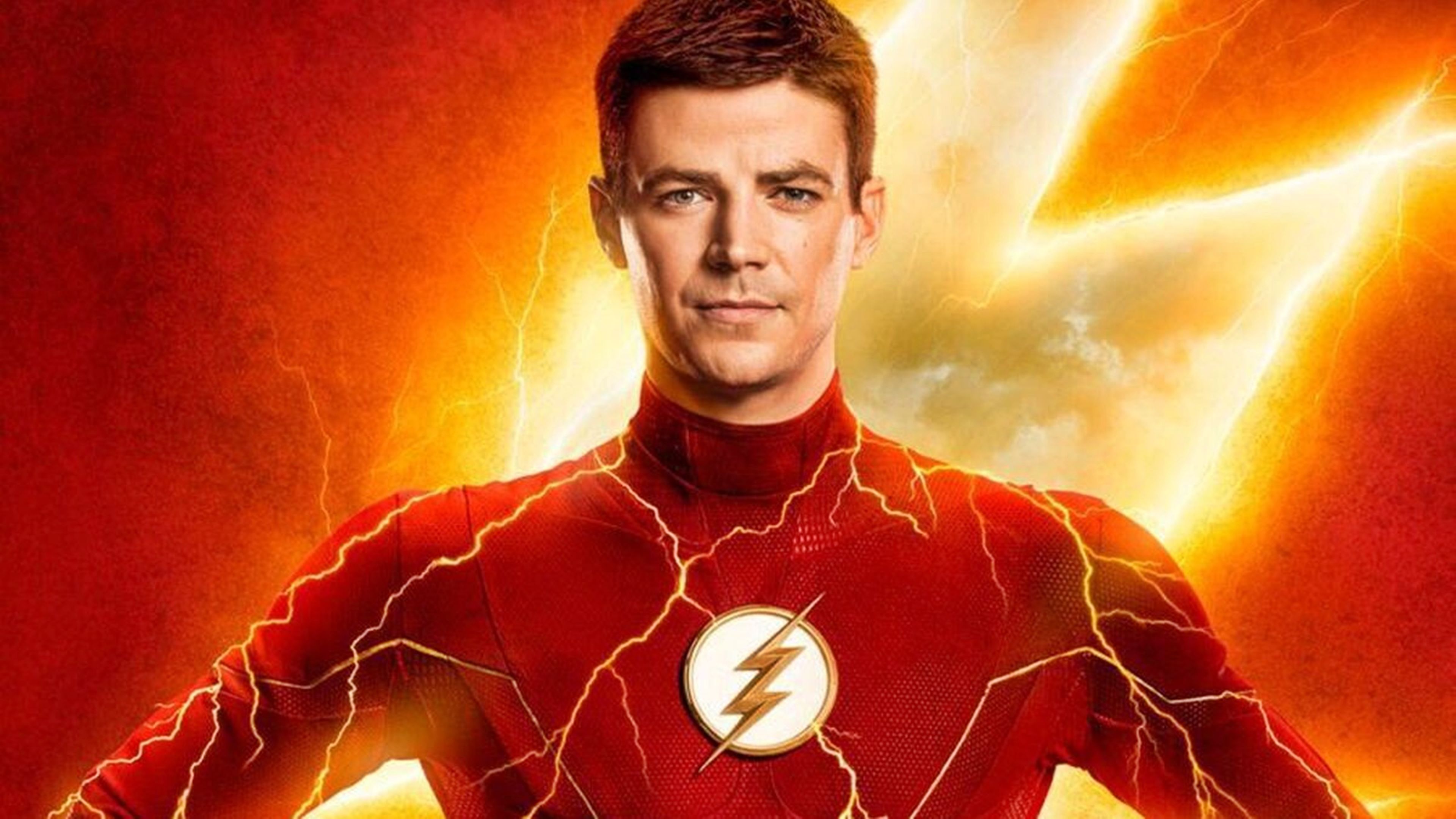 Grant Gustin como Barry Allen en la serie The Flash