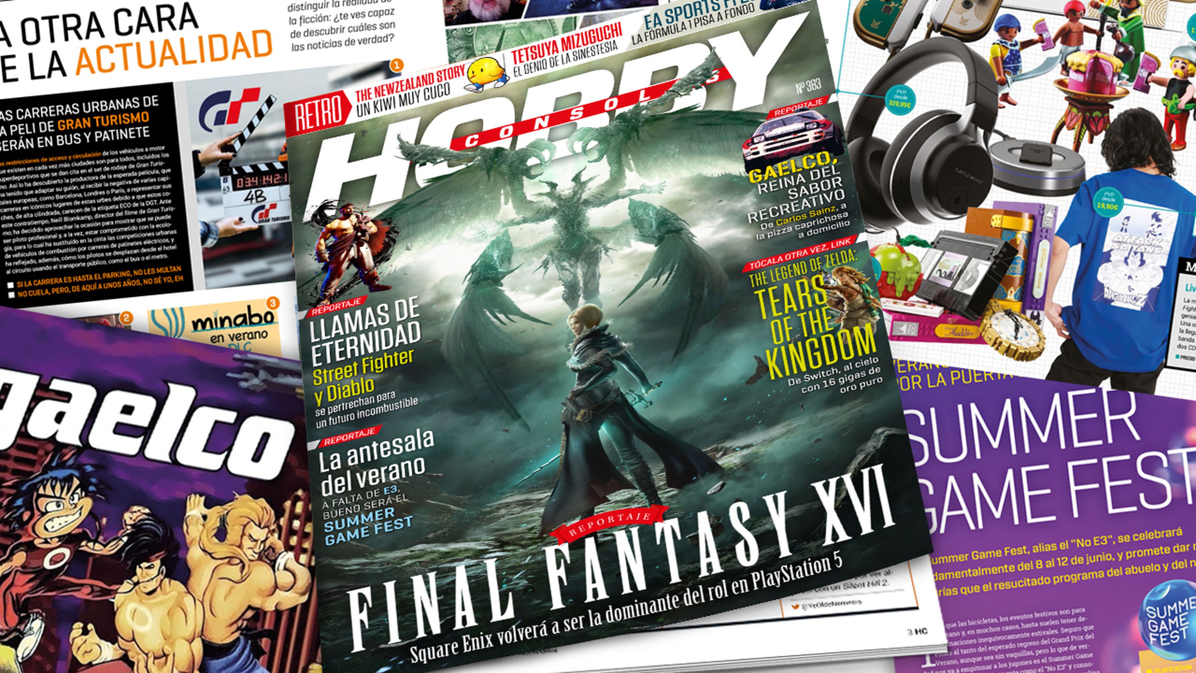 Hobby Consolas 383, a la venta con un arte exclusivo e inédito de Final Fantasy XVI en portada