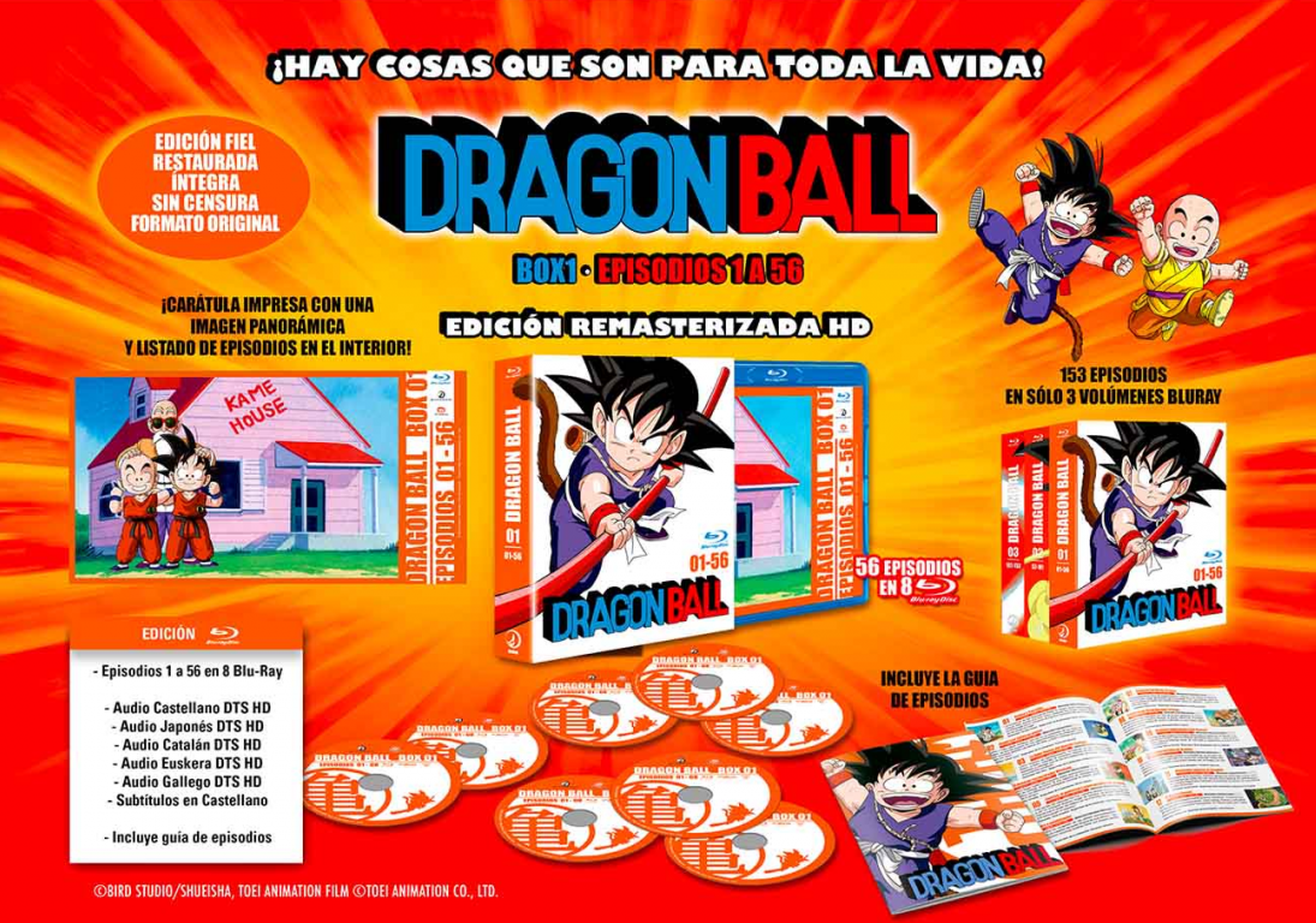 Nueva edición de Dragon Ball en Blu-ray 