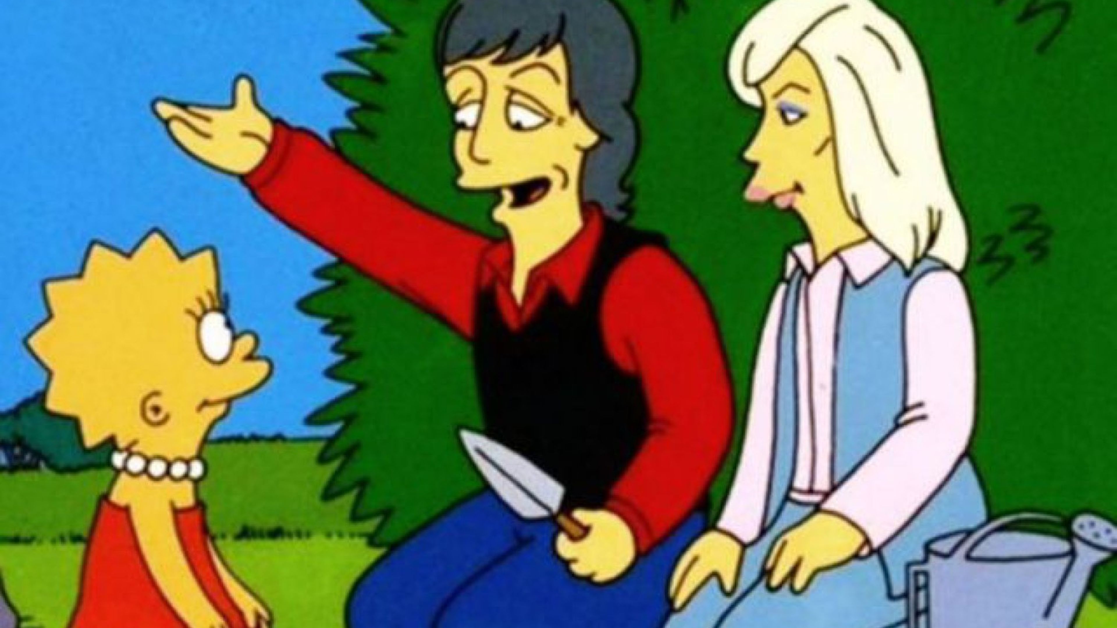 Paul y Linda McCartney en Los Simpson
