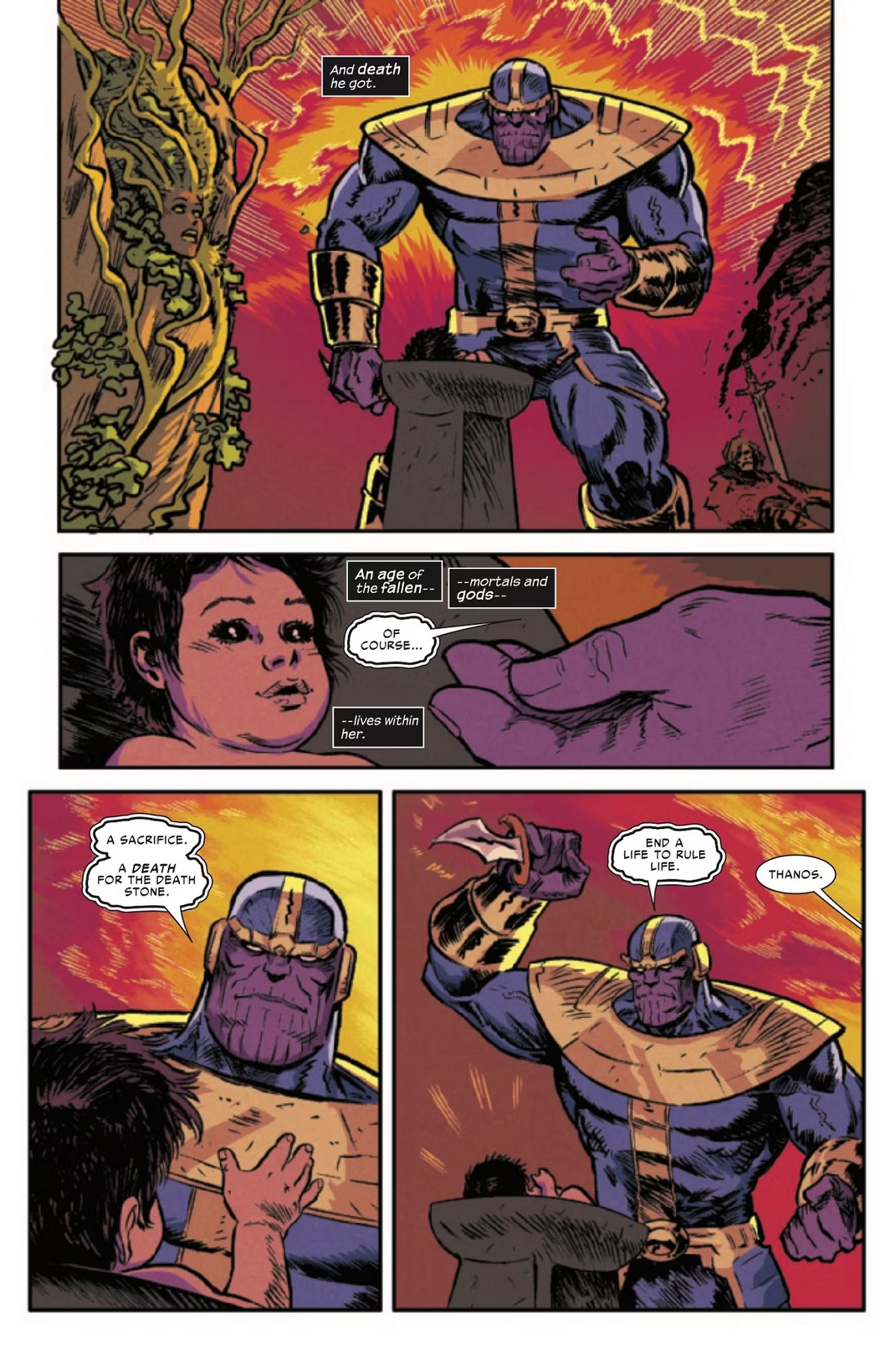 Thanos y el bebé (Marvel Comics)