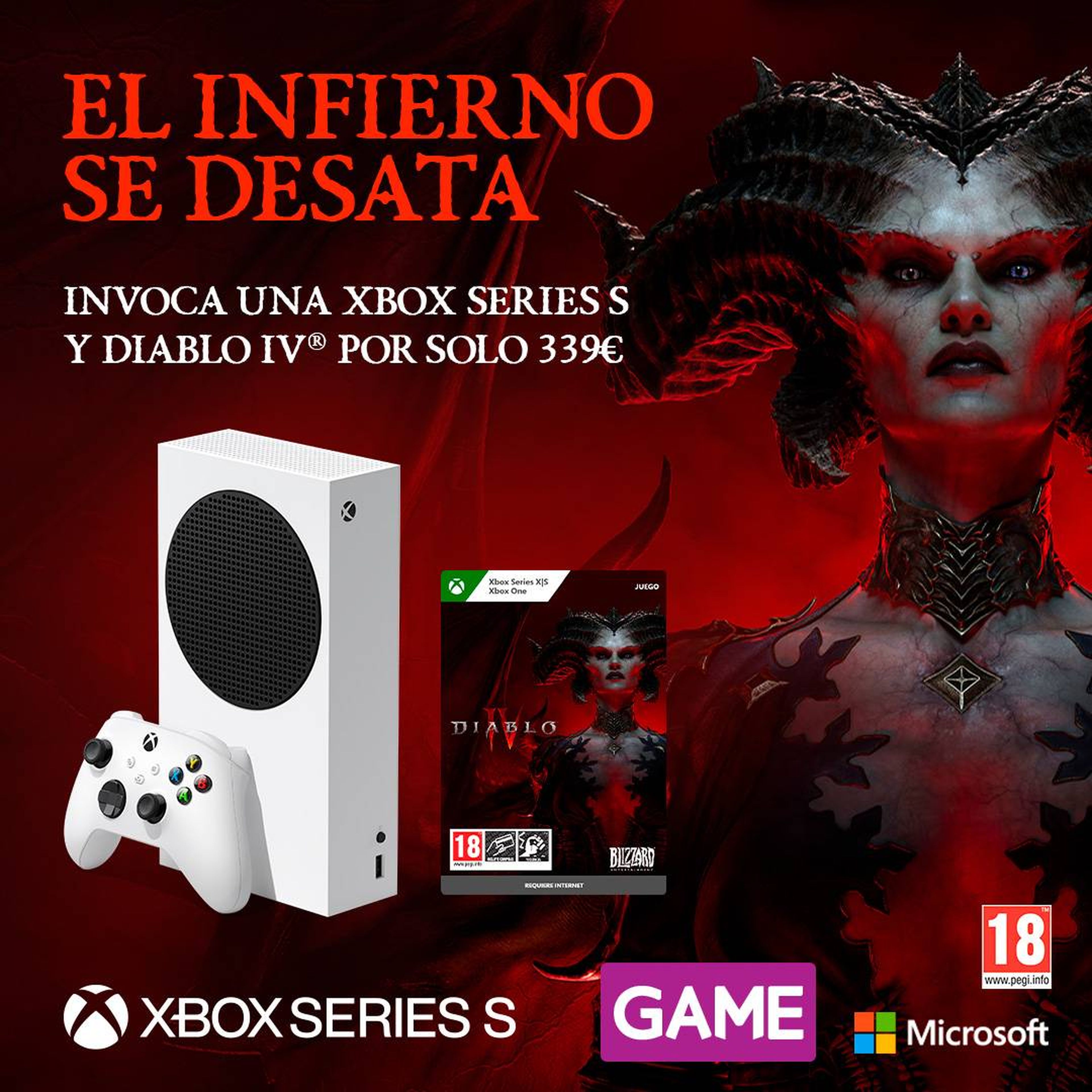 Diablo IV + Xbox Series S en GAME