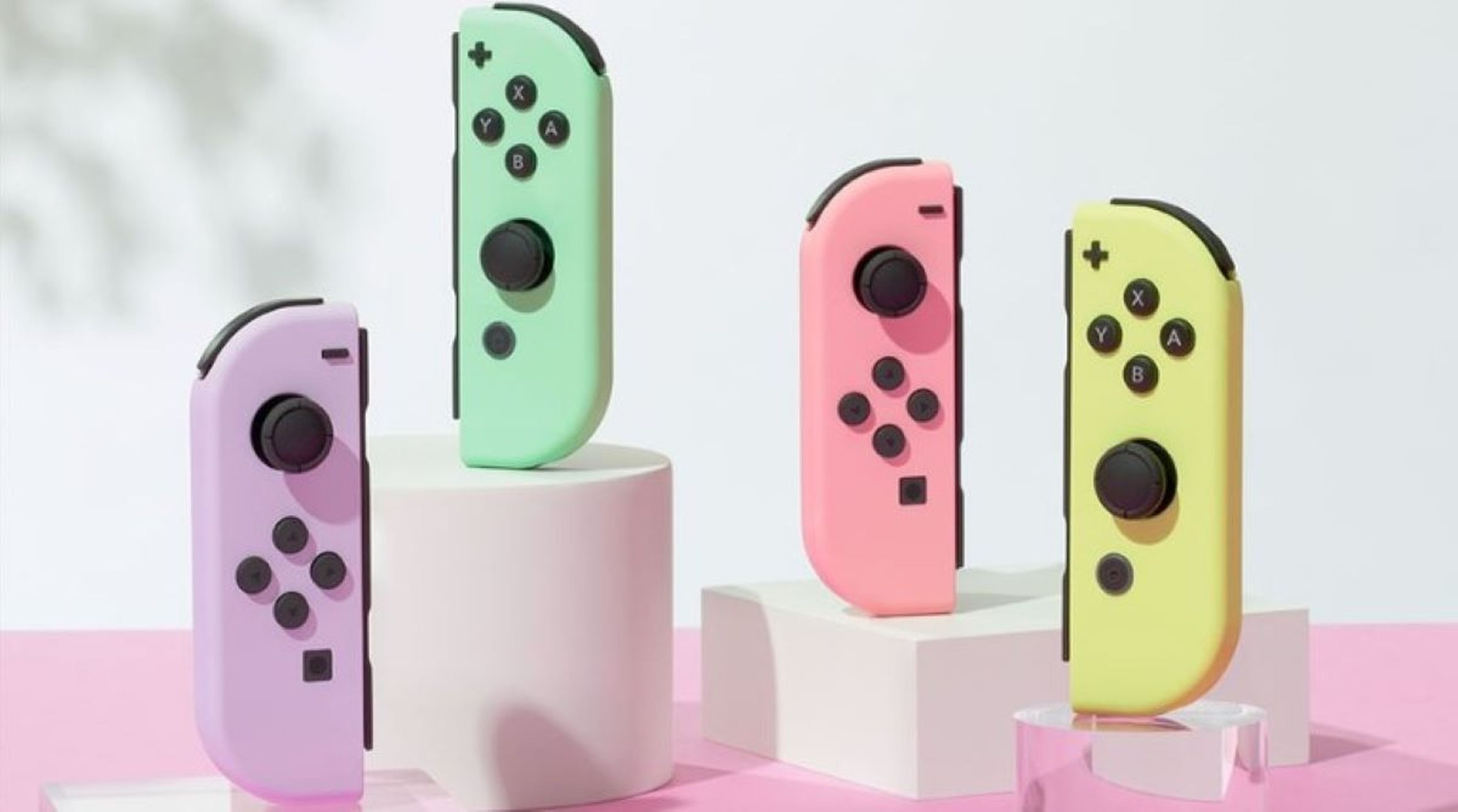 Joy-Con colores pastel