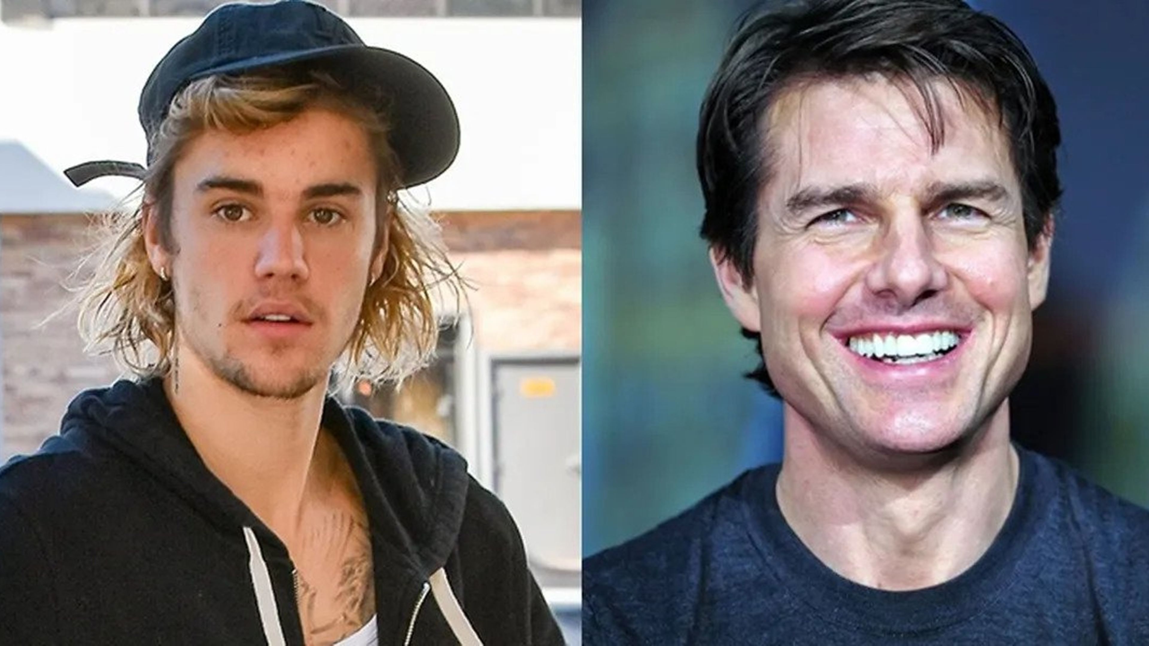 Justin Bieber y Tom Cruise