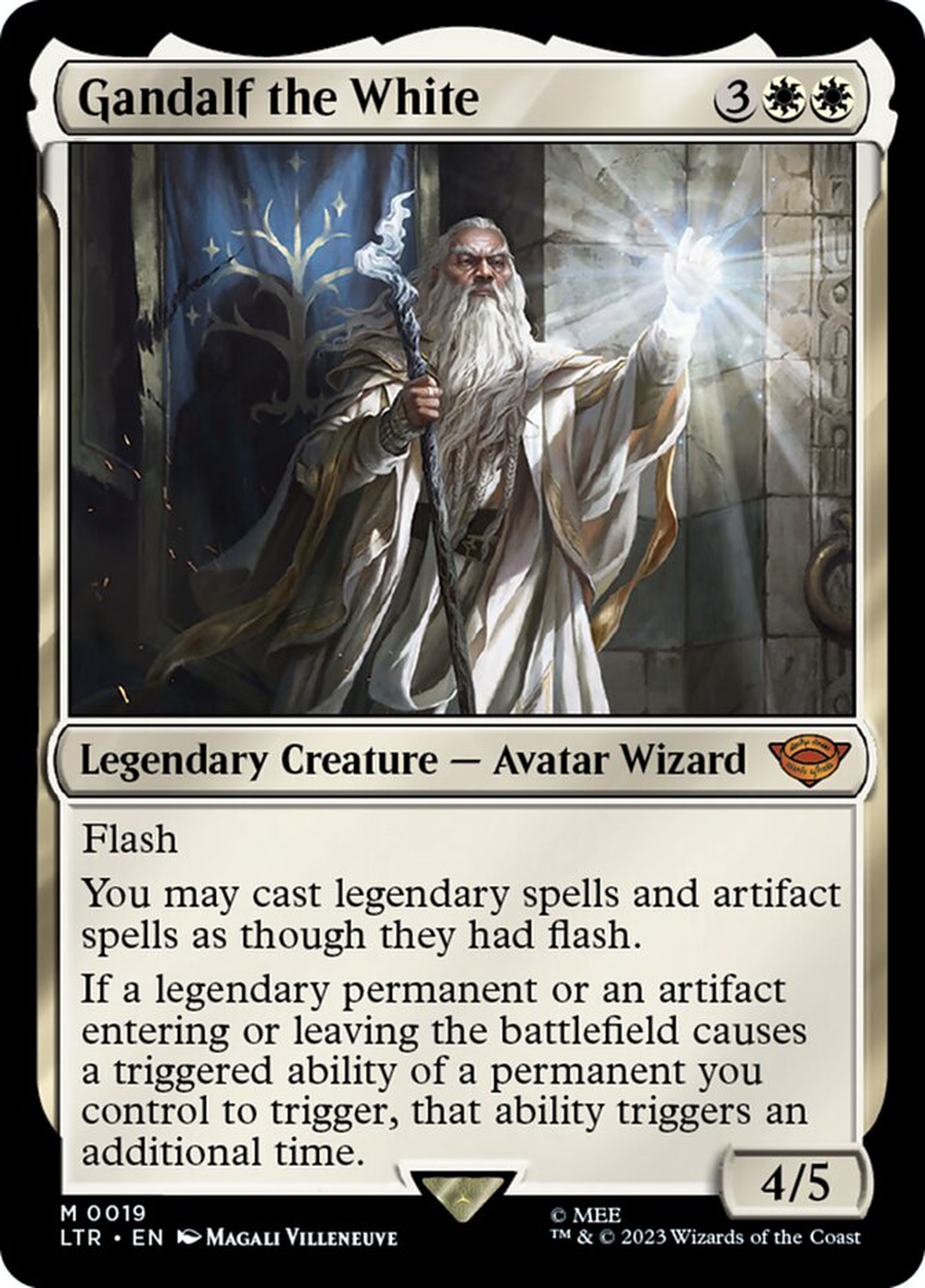 Magic El Señor de los Anillos Gandalf El Blanco