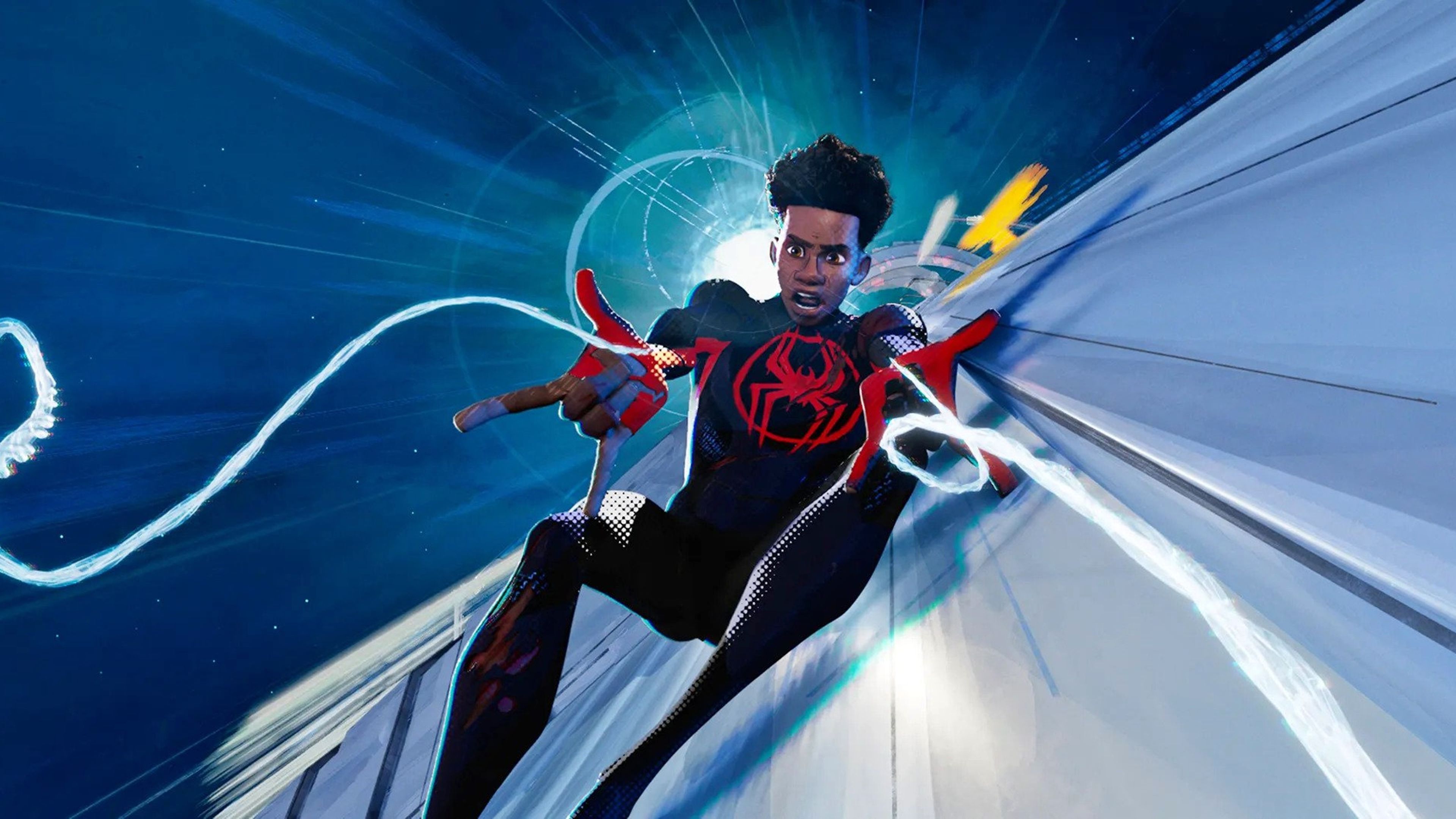 Miles Morales en Spider-Man Cruzando el Multiverso