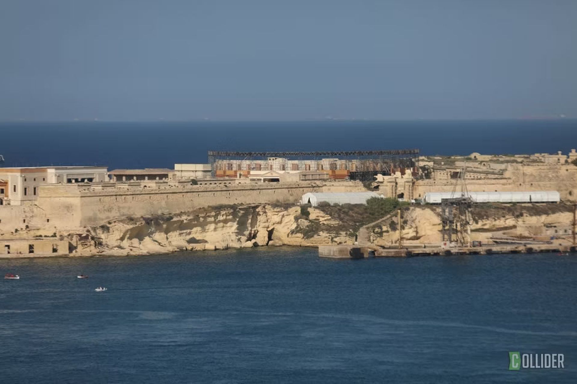 Set de rodaje de Gladiator 2 en Malta