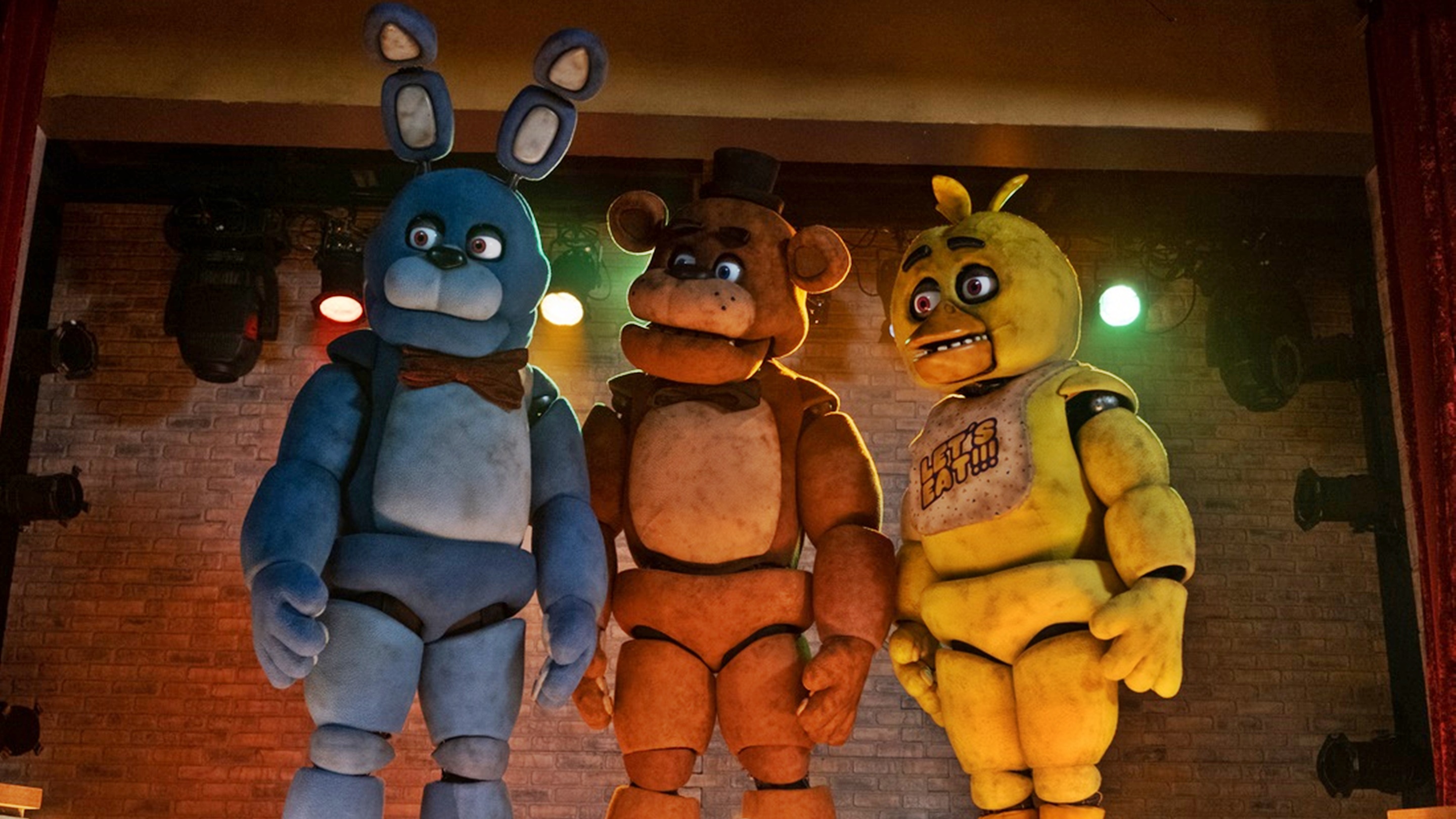 Los muñecos de discount five nights at freddy's