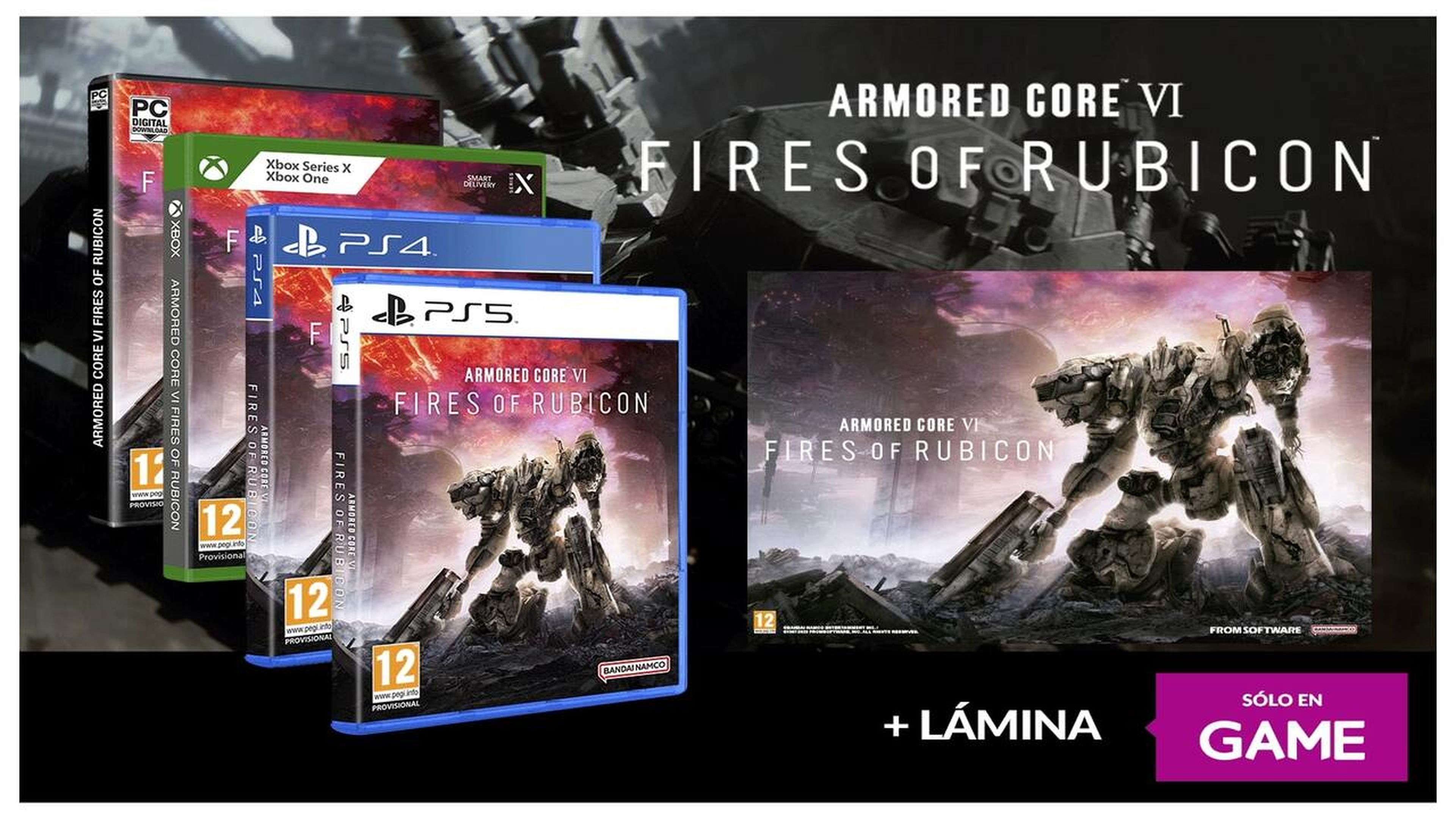 Armored Core Vi Fires Of Rubicon - Launch Edition, PS5 : :  Videojuegos