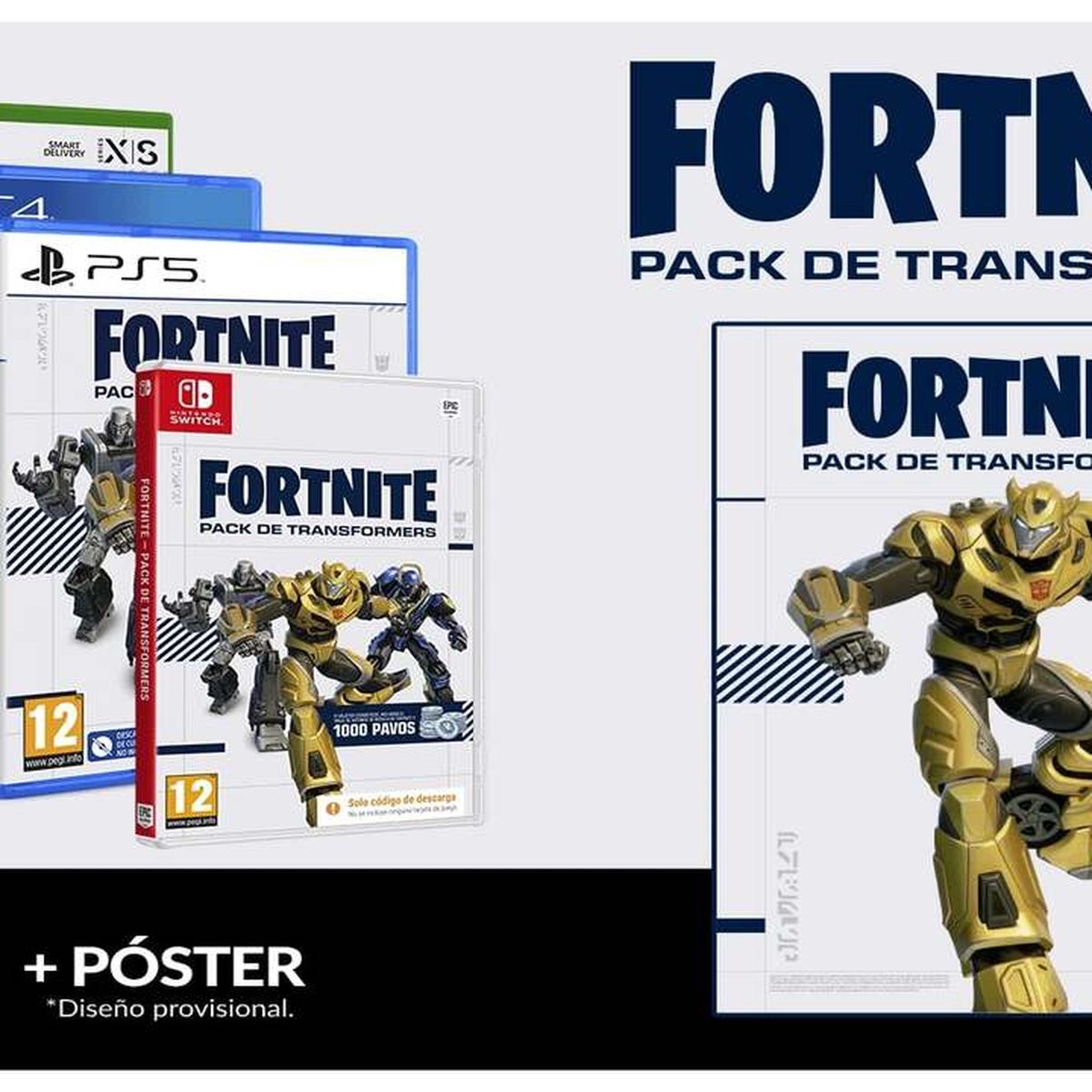  Fortnite - Transformers Pack - Nintendo Switch : Video Games