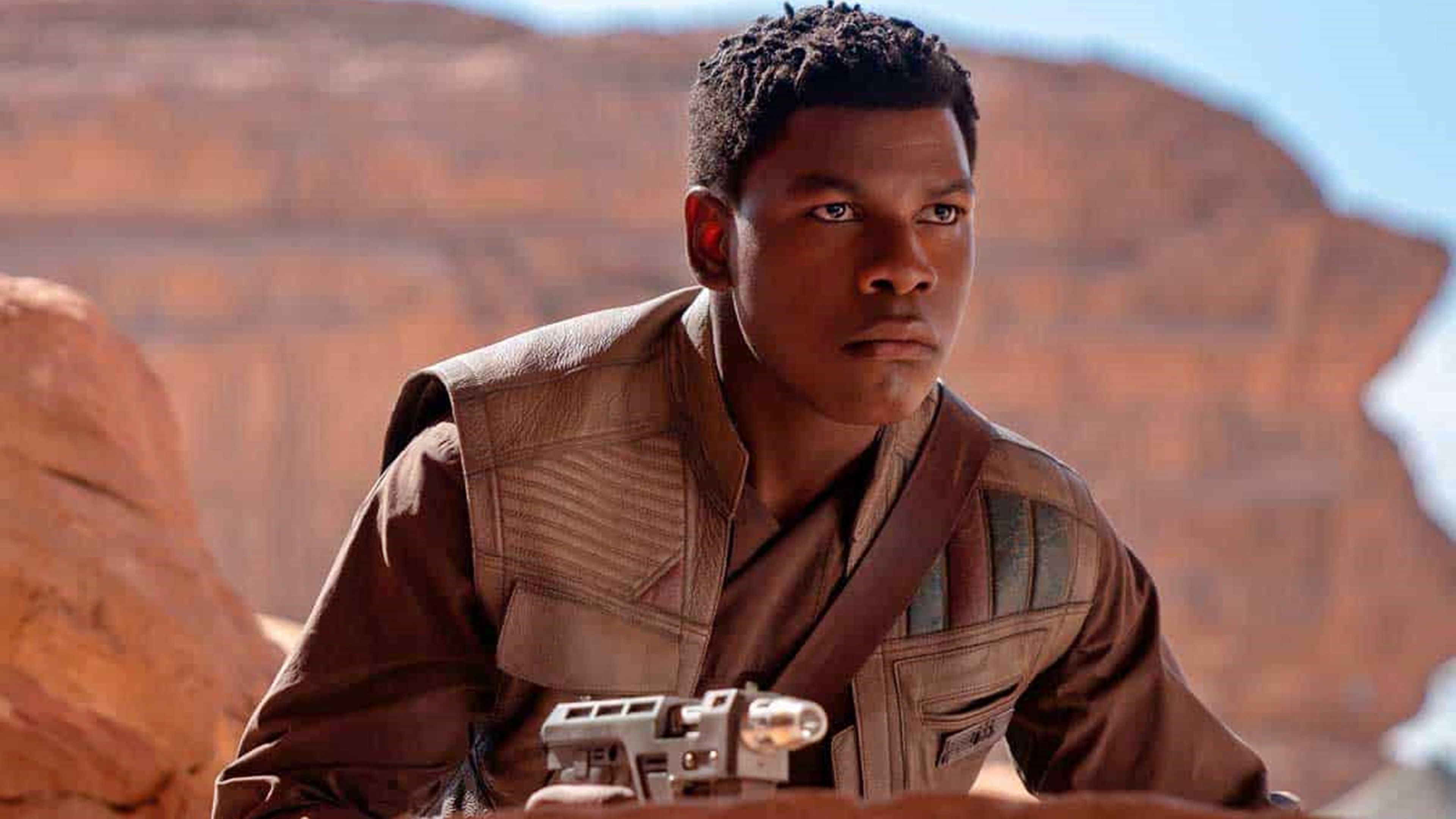 John Boyega como Finn en la saga Star Wars