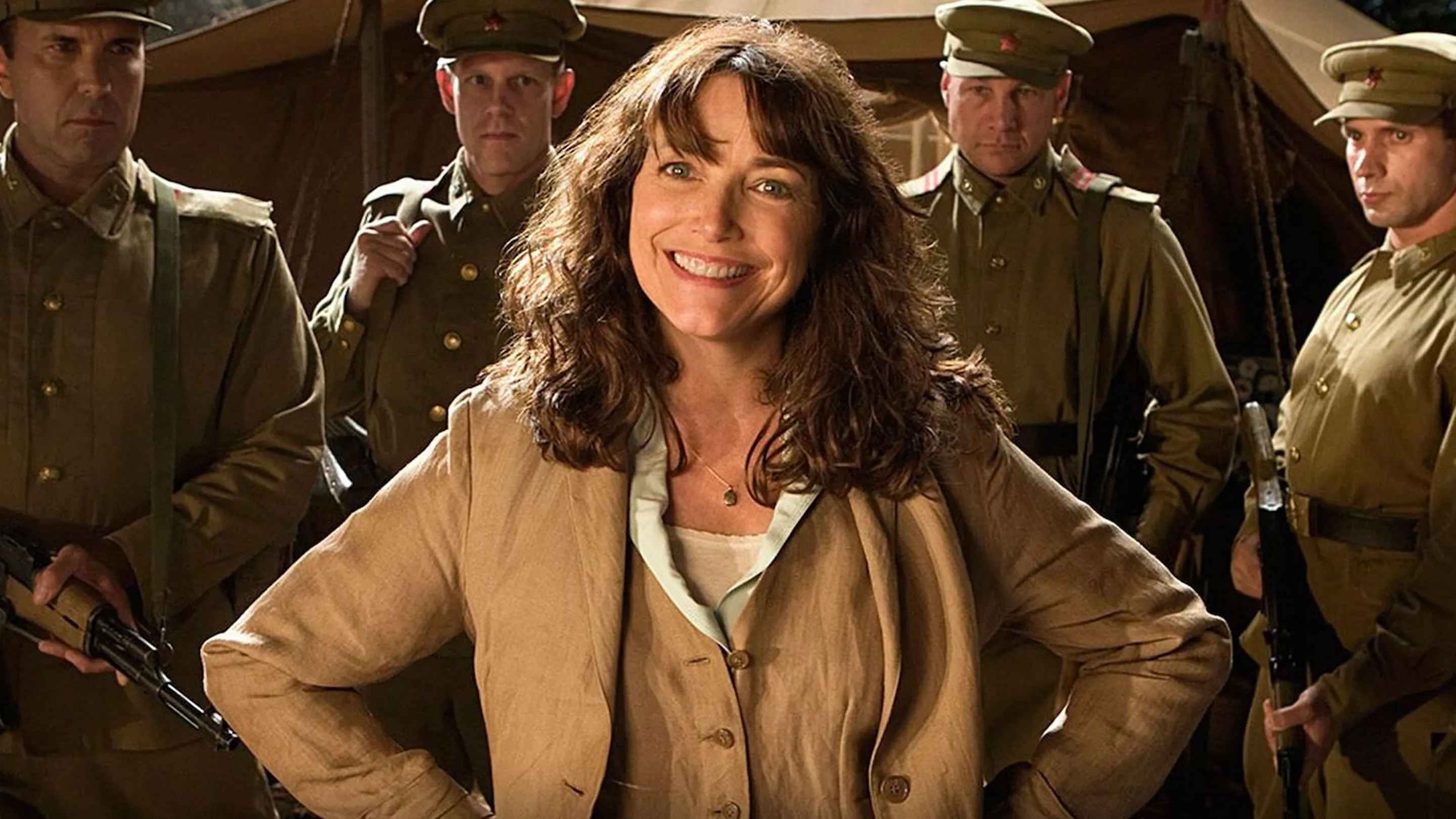 Karen Allen en Indiana Jones como Marion