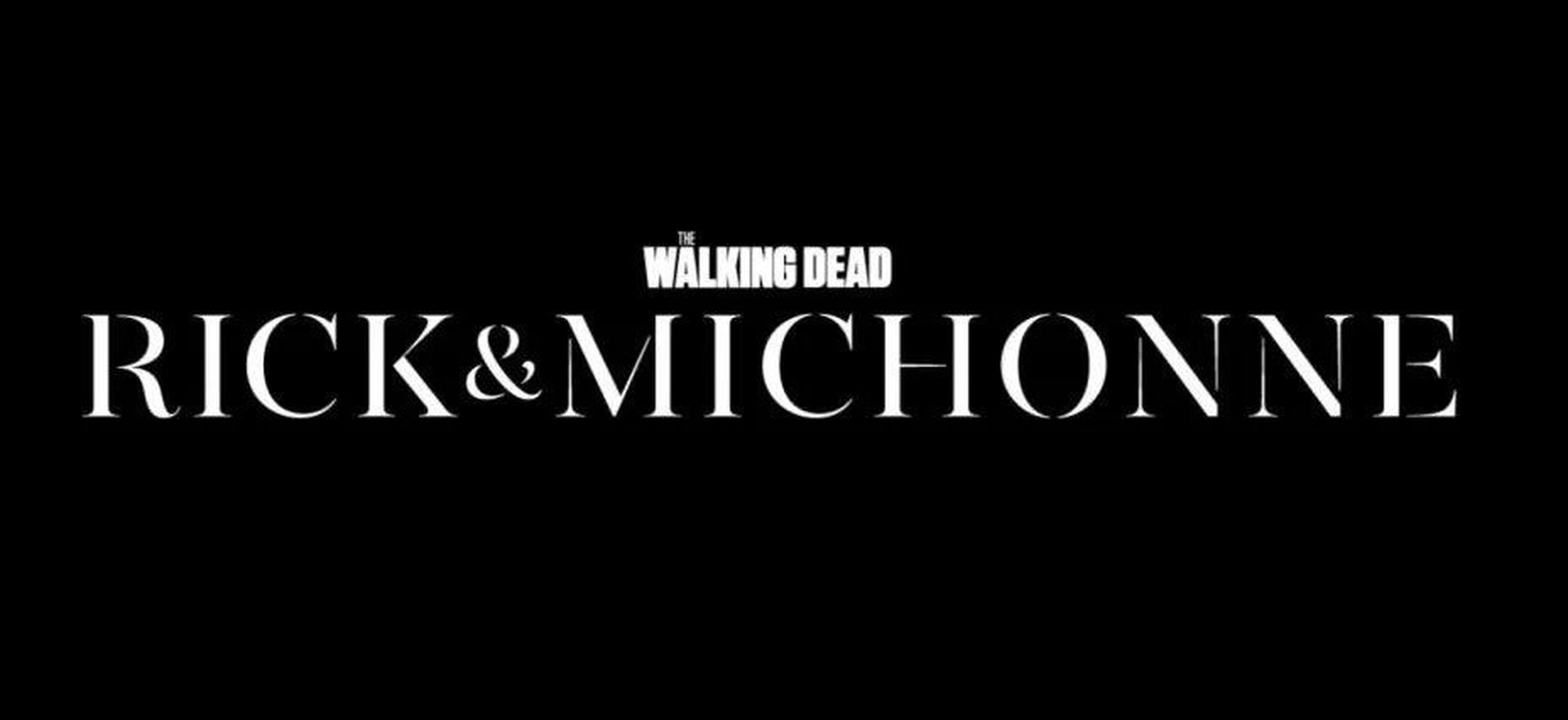 Logo de The Walking Dead Rick y Michonne