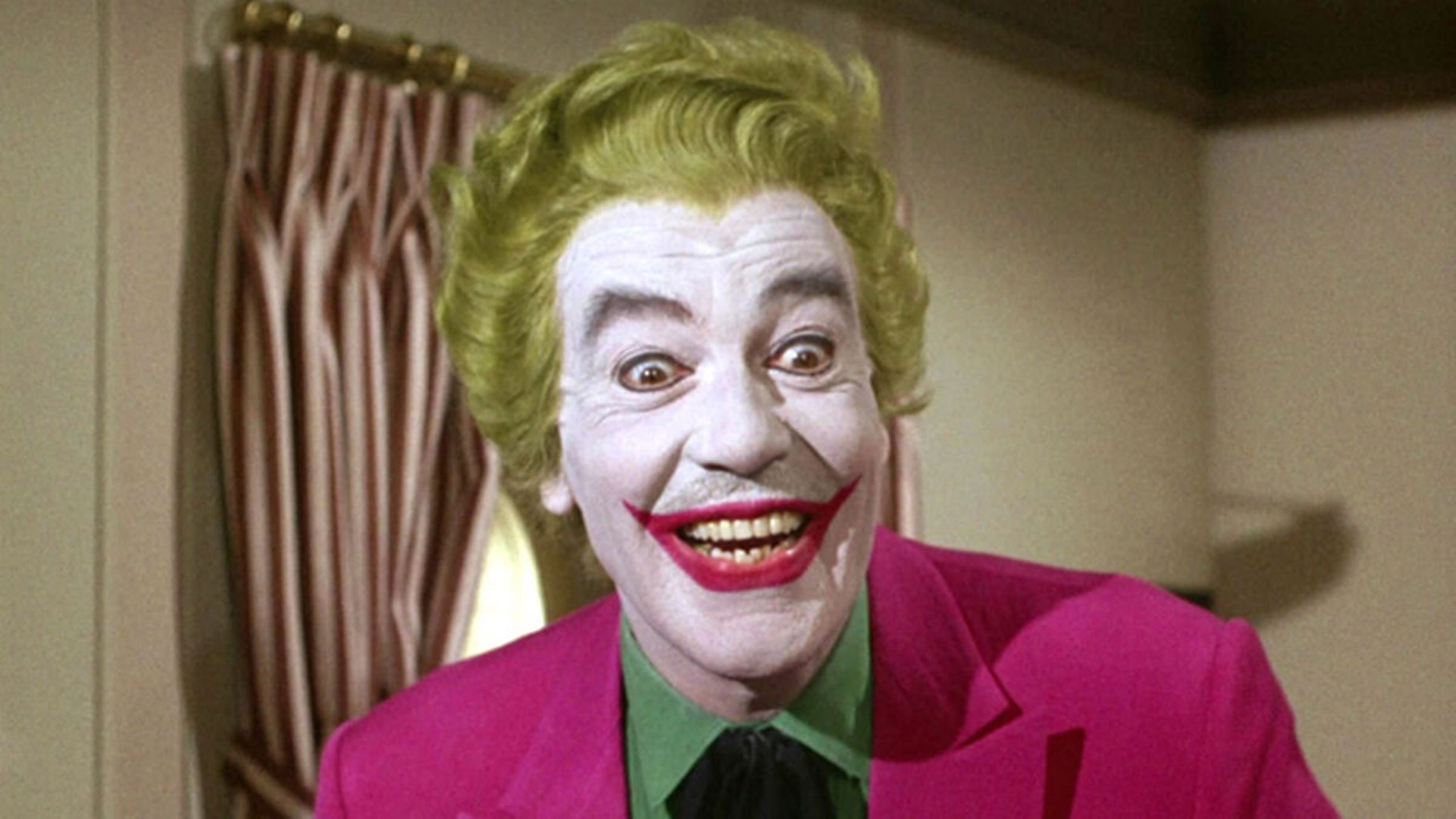 César Romero como el Joker en la serie de Batman de los años 60