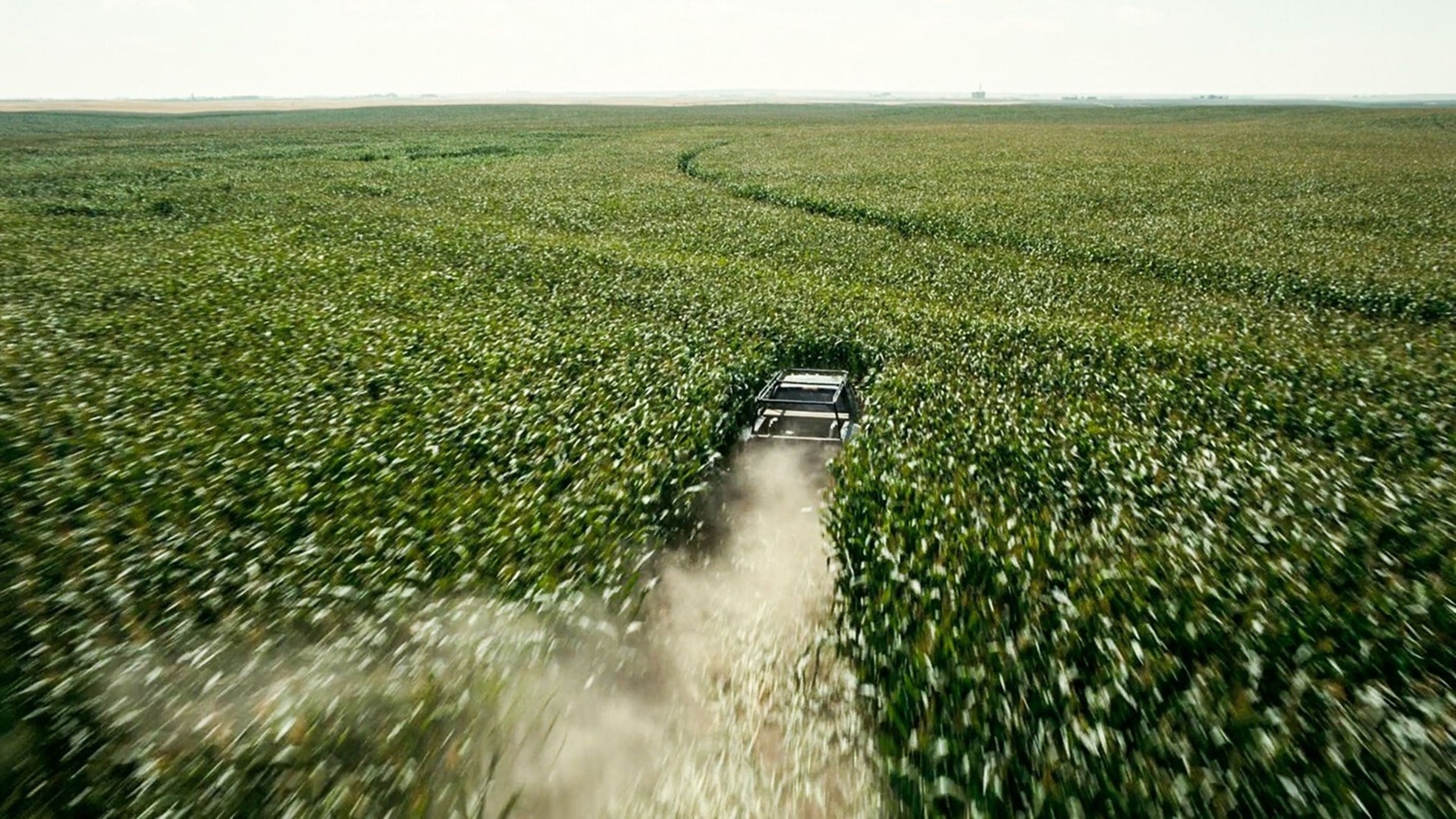 La escena del campo de maíz en Interstellar